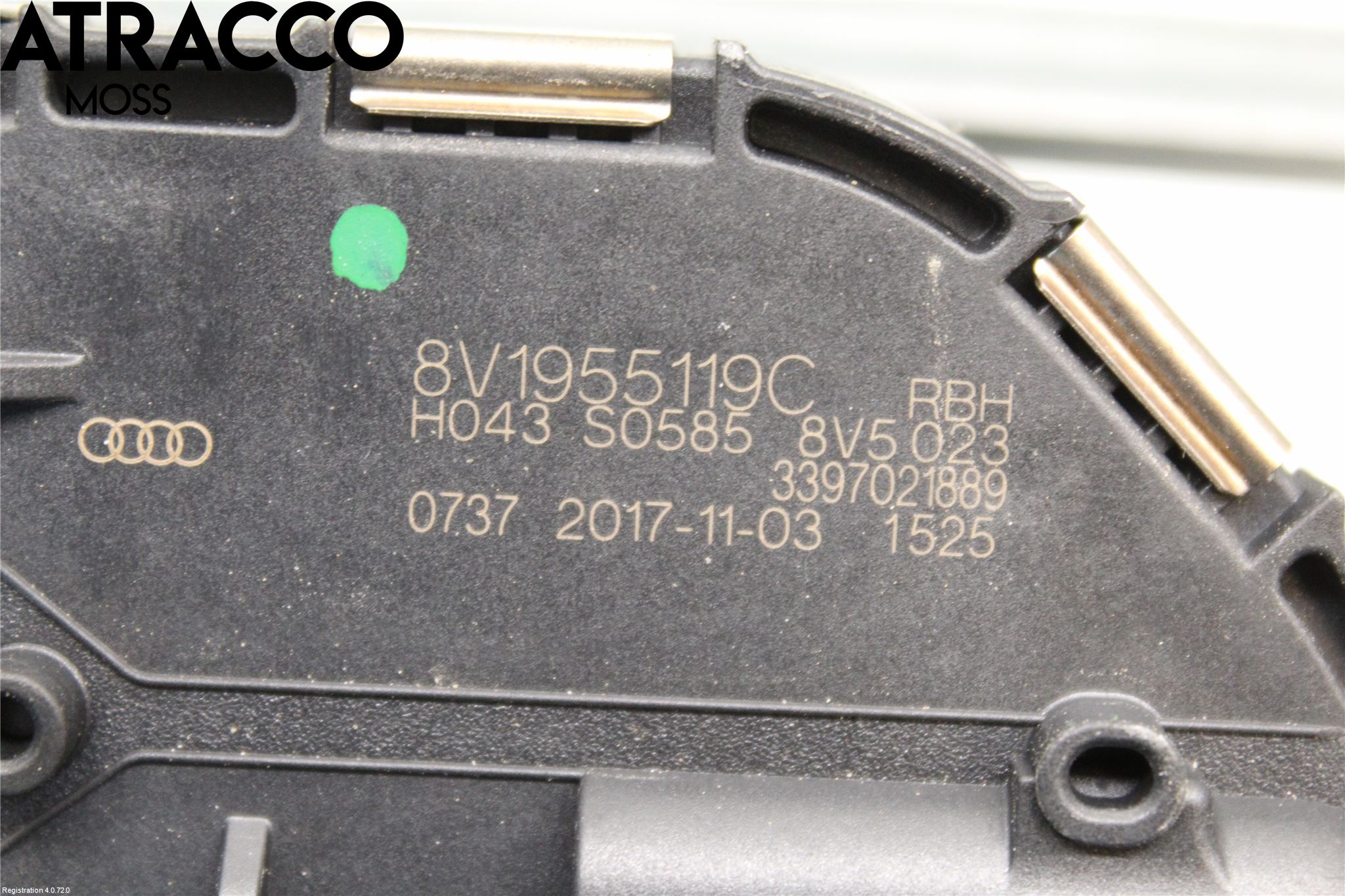 Audi A3/S3 8V 13-20 Viskermotor Frontrute