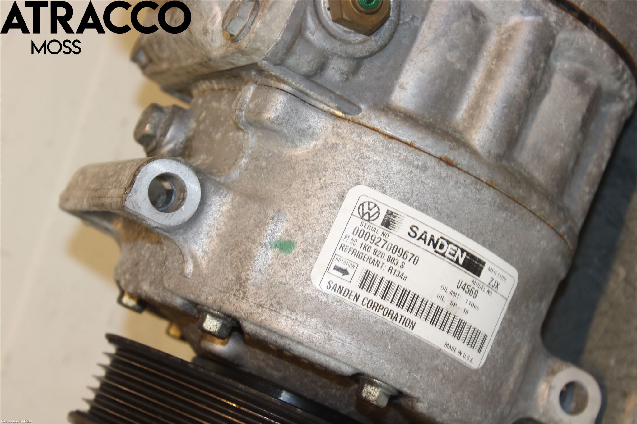 Volkswagen VW JETTA V 06-10 Varme Ac Kompressor