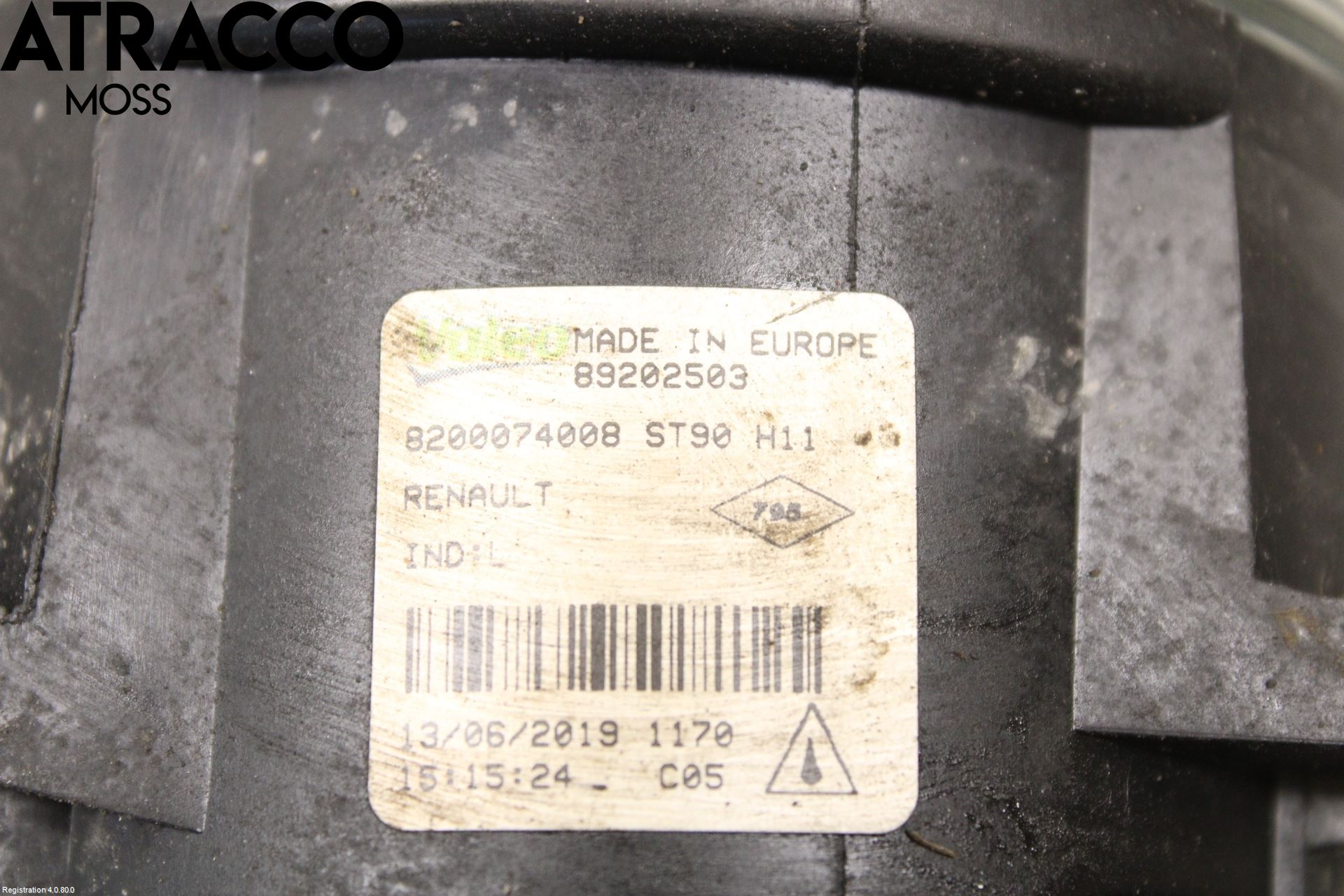 Renault SCÉNIC/GRAND 07-09 Frontlykt-Kurve-Tåkelys