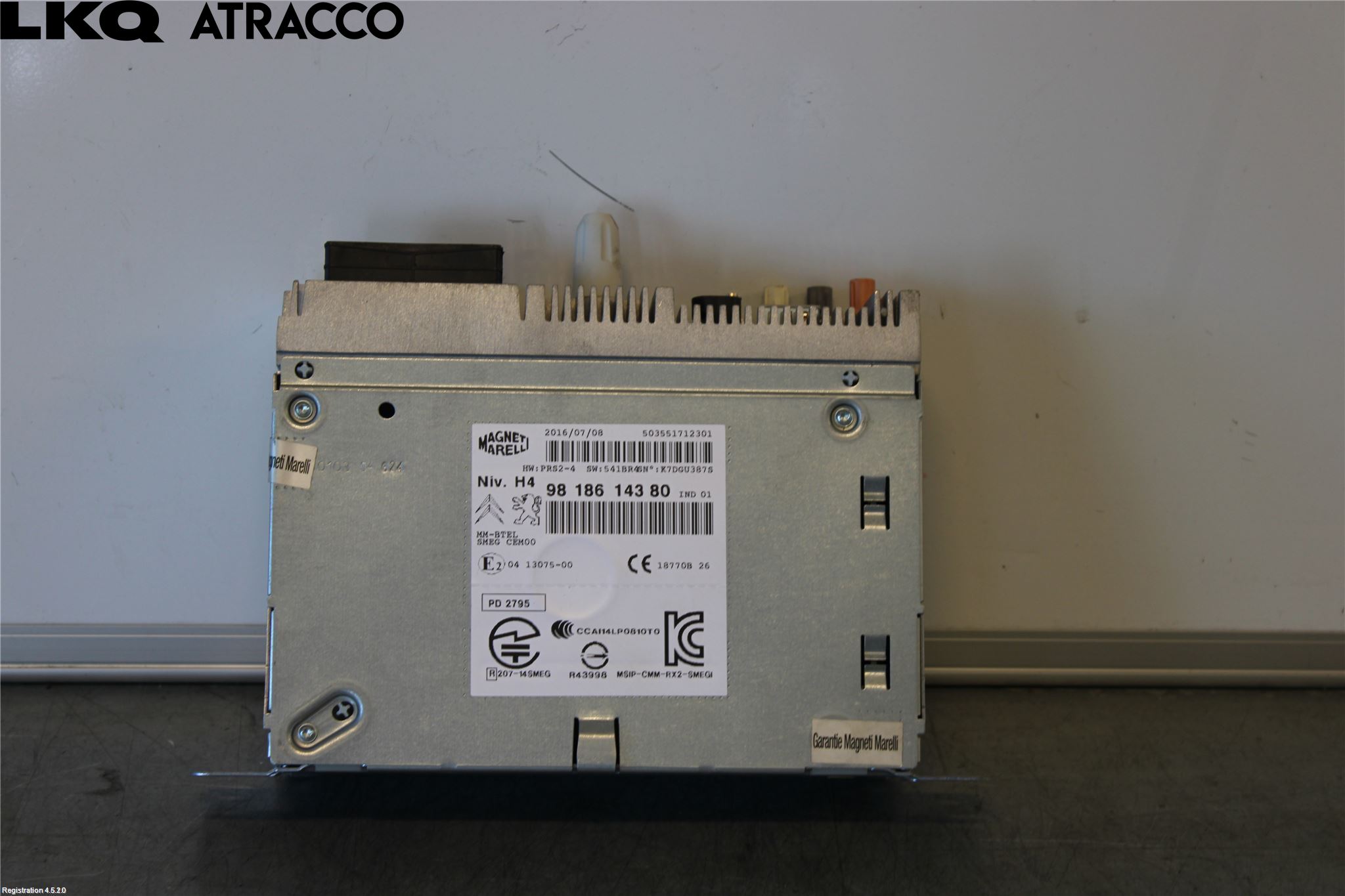 Citroen C4 CACTUS 14-20 Stereo Forsterker