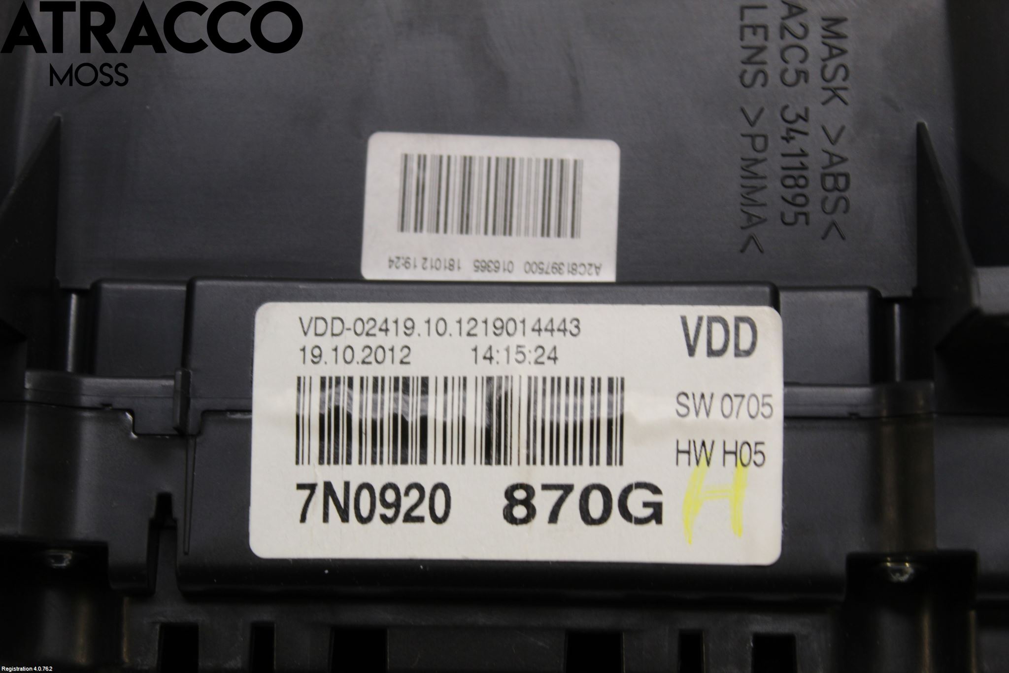 Volkswagen VW SHARAN 11- Instr Kombinert