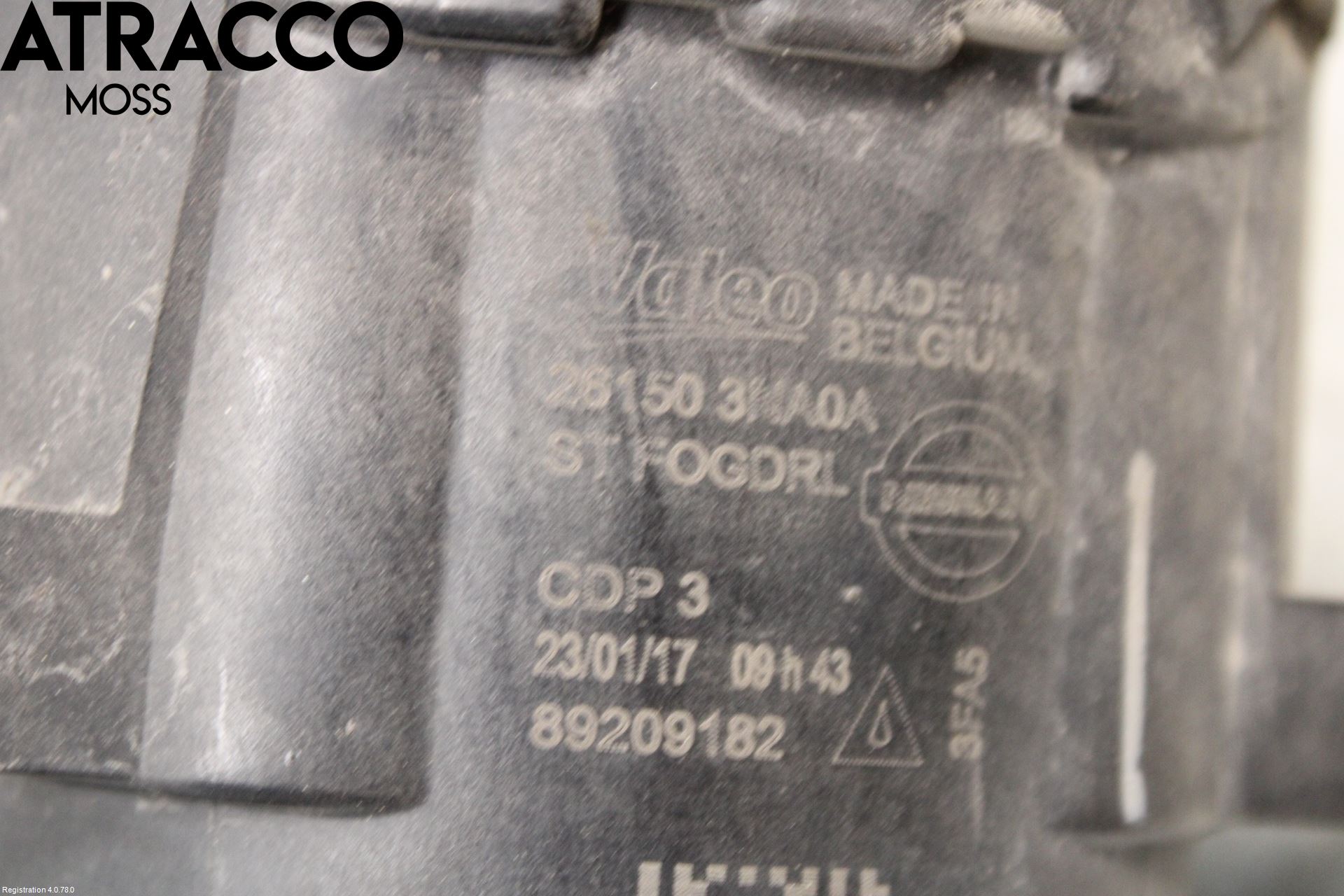 Nissan LEAF 11-17 Frontlykt-Kurve-Tåkelys