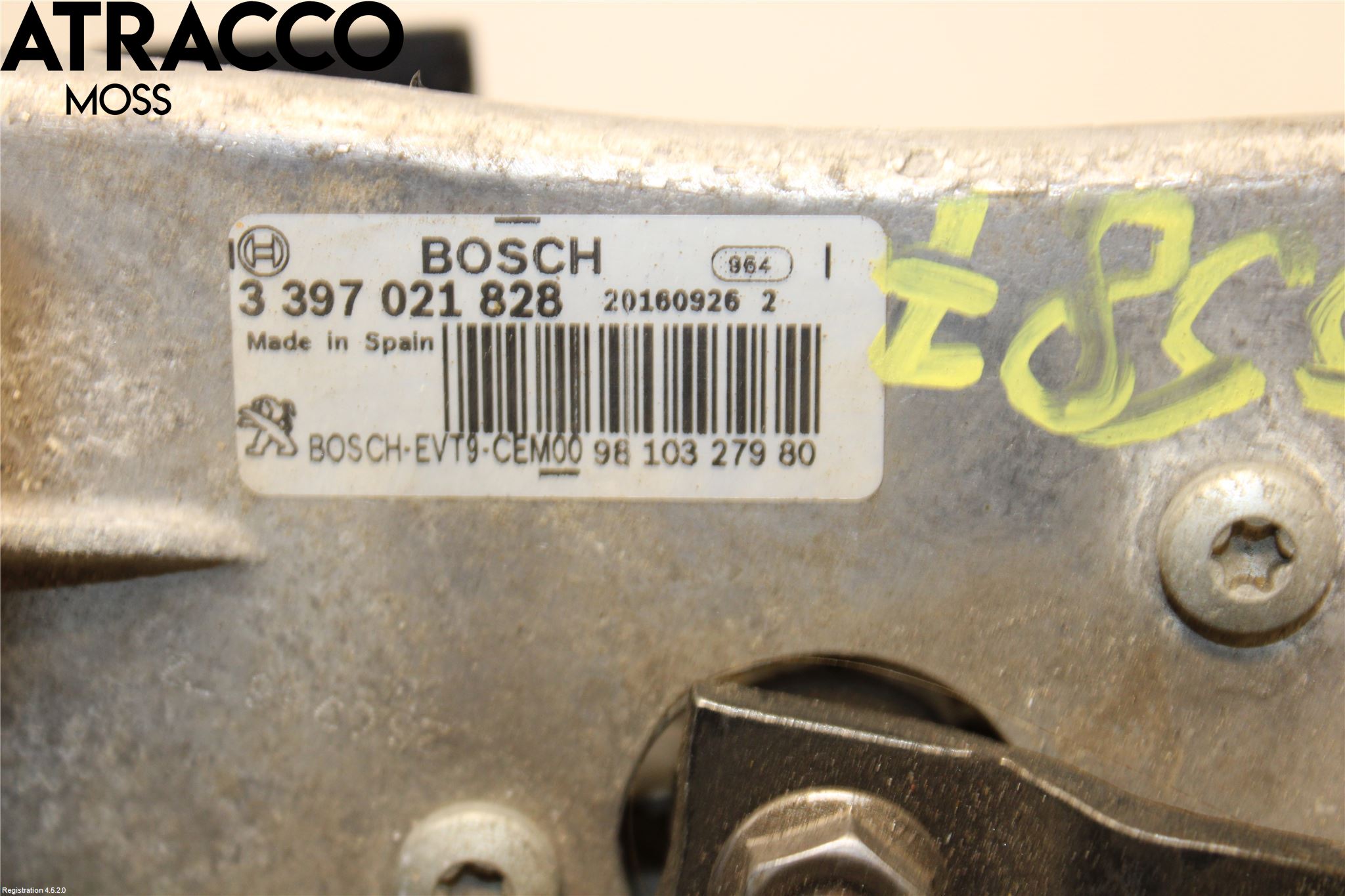 Peugeot 308 14-21 Viskermotor Frontrute