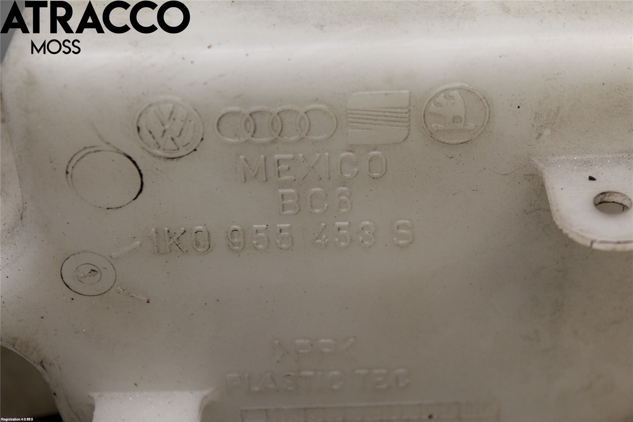 Volkswagen VW GOLF VI 09-13 Spylerbeholder Frontrute-Lykte