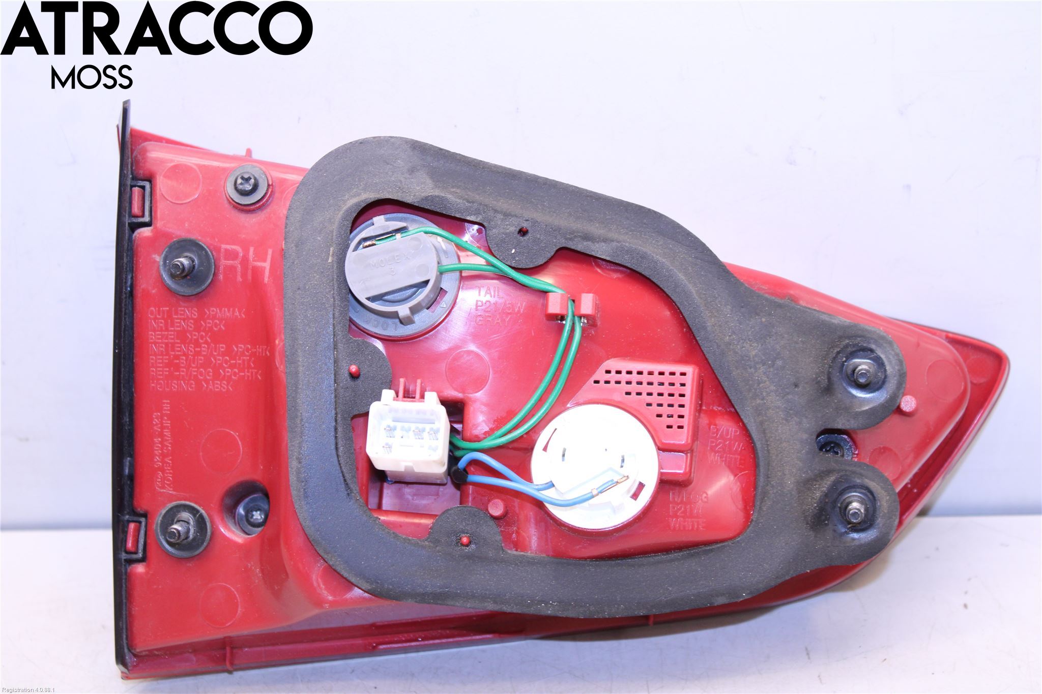 Kia CEED 12-18 Baklykt Høyre  På Luke(Indre)