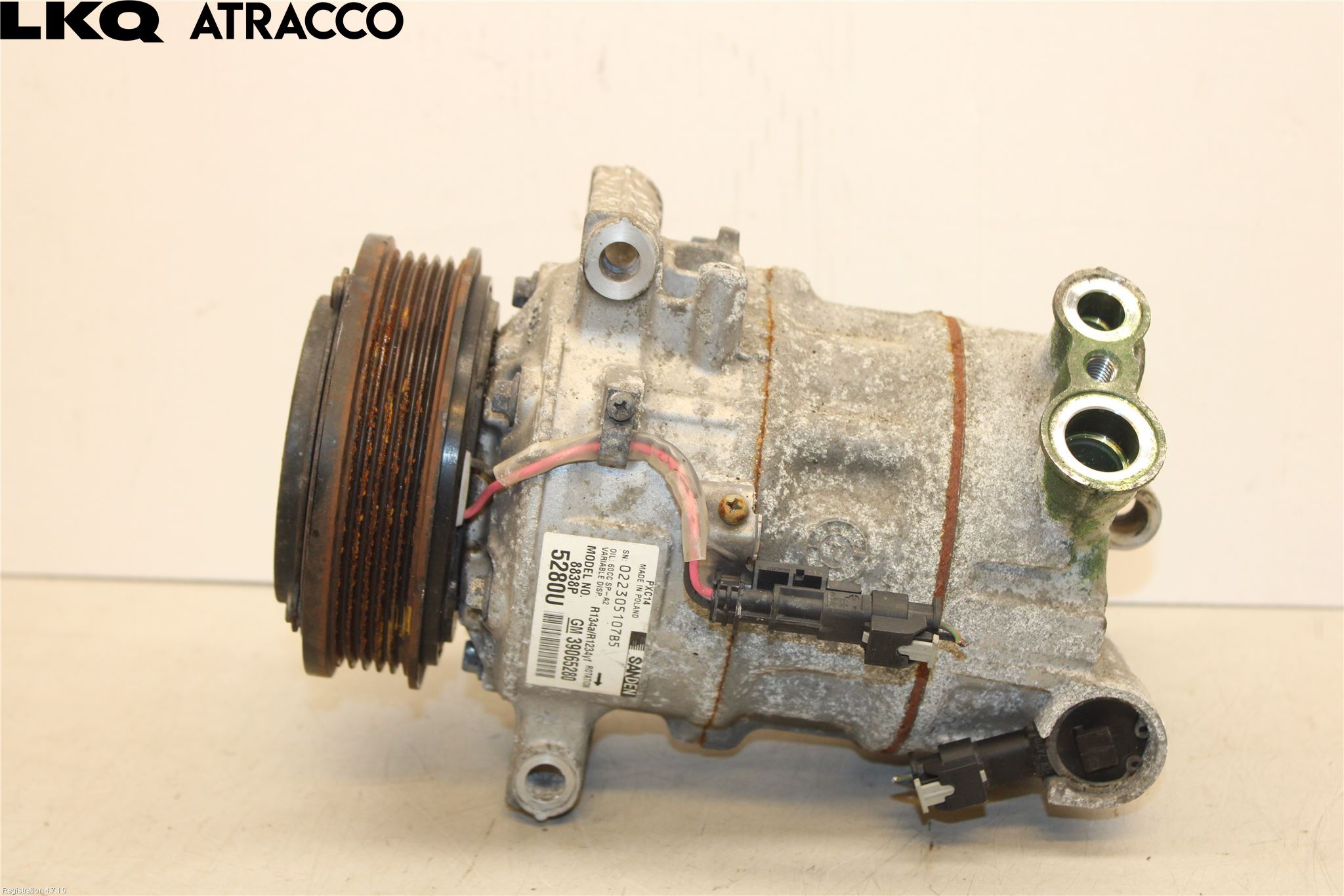 Opel INSIGNIA 17- Varme Ac Kompressor