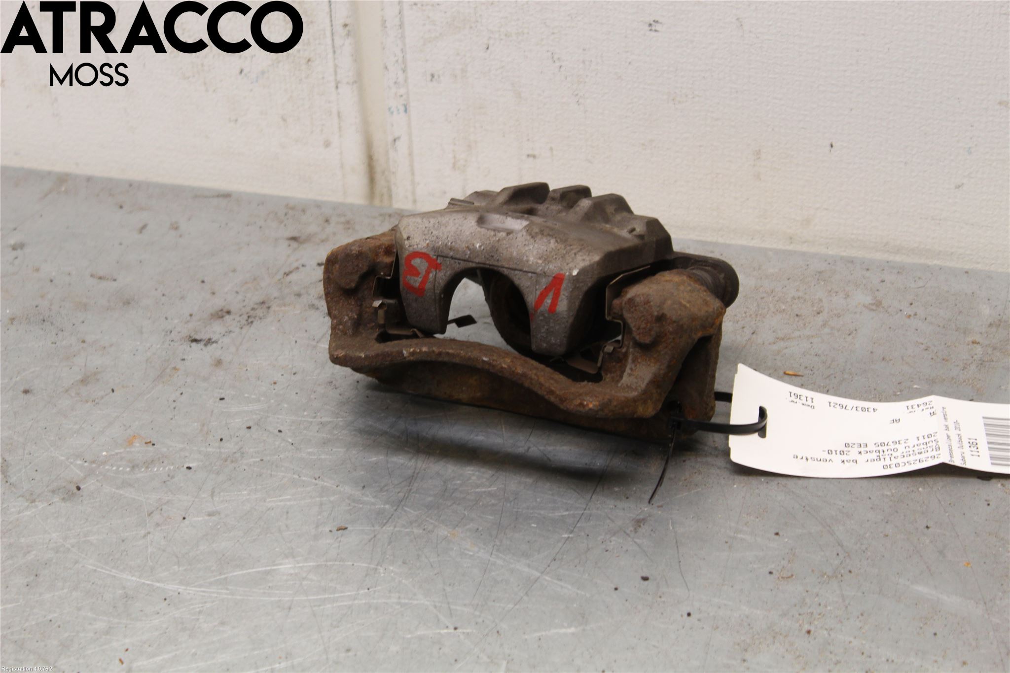 Subaru OUTBACK 10-15 Bremsecaliper Bak Venstre