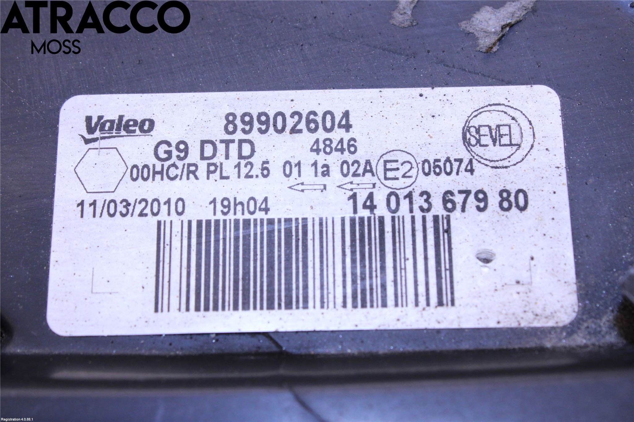 Fiat SCUDO 07-16 Frontlykt Høyre