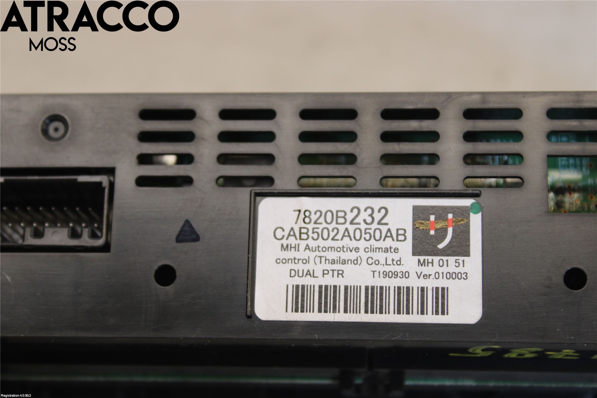 Mitsubishi OUTLANDER 13-21 Varme Ac Betjening-Display