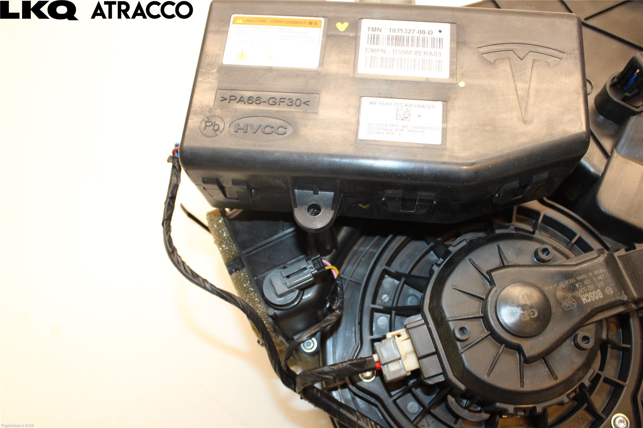 Tesla MODEL X 16- Varmeapparat Register Komplett