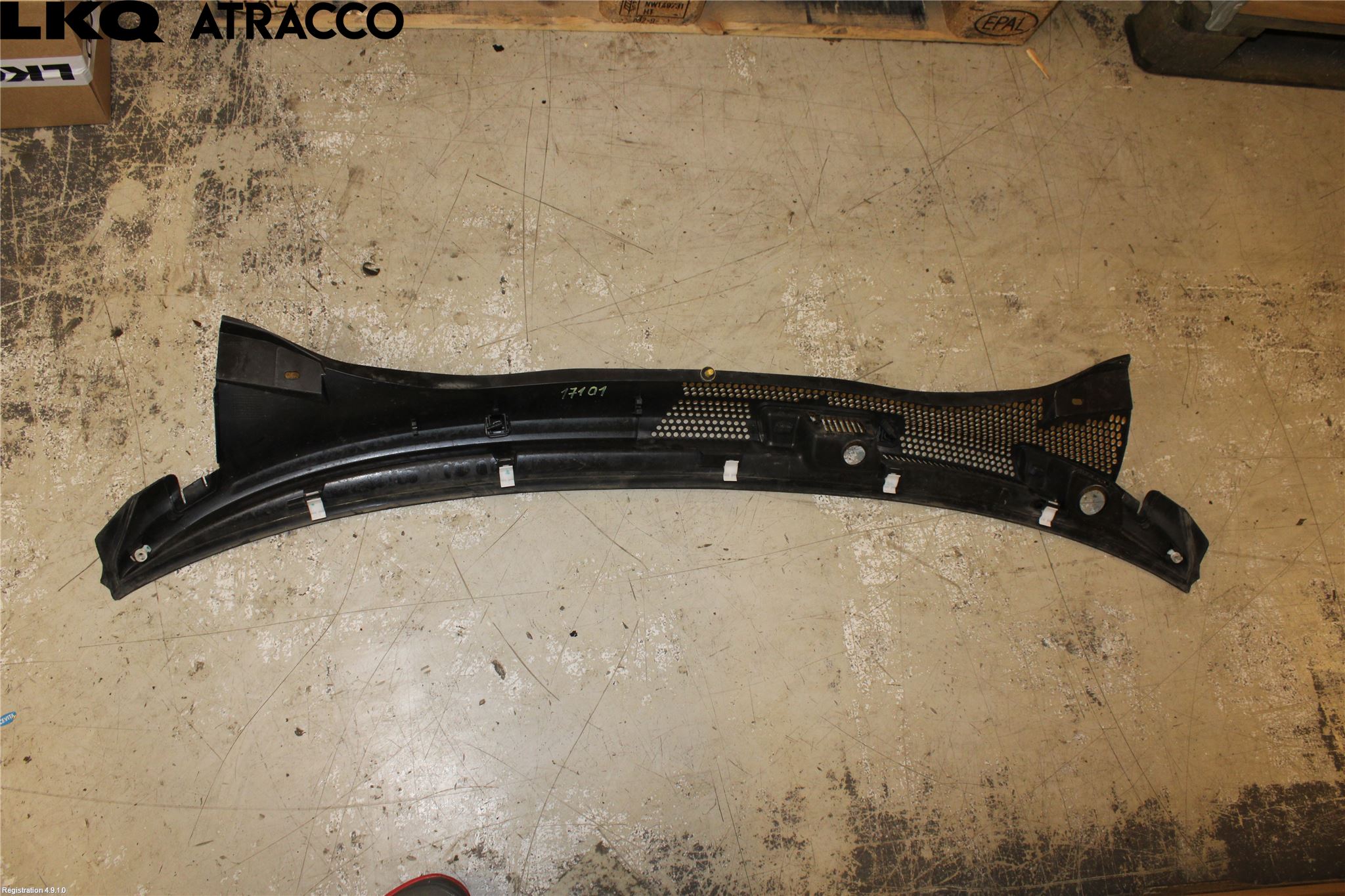 Fiat 500 07- Visker Deksel-Grill-Under Frr