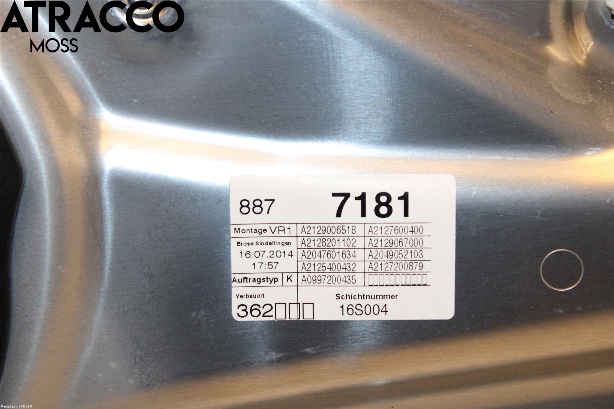 Mercedes-Benz MB E-KLASS (W212) 09-16 Vindusheis