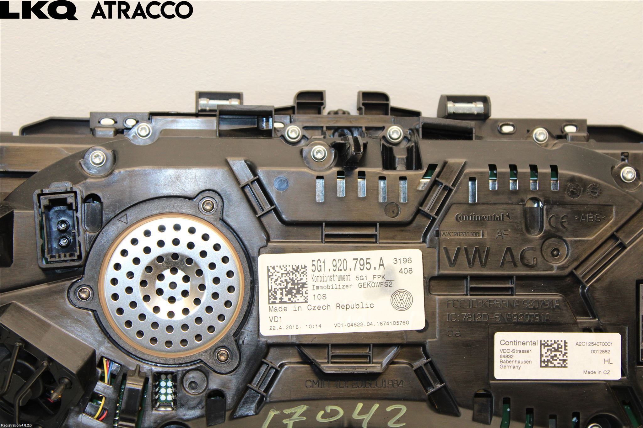 Volkswagen VW GOLF / E-GOLF VII 13-20 Instr Kombinert