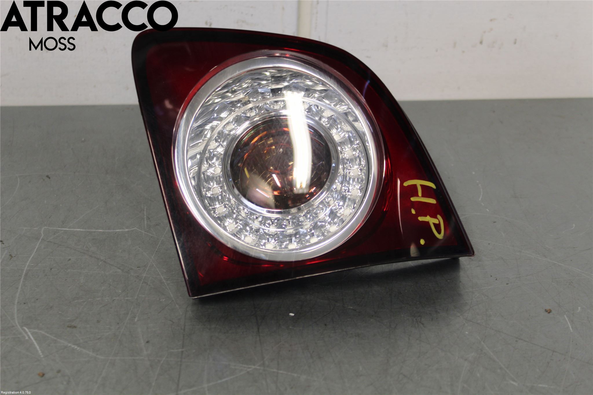 Volkswagen VW GOLF PLUS/CROSS GOLF 04-14 Baklykt Høyre  På Luke(Indre)