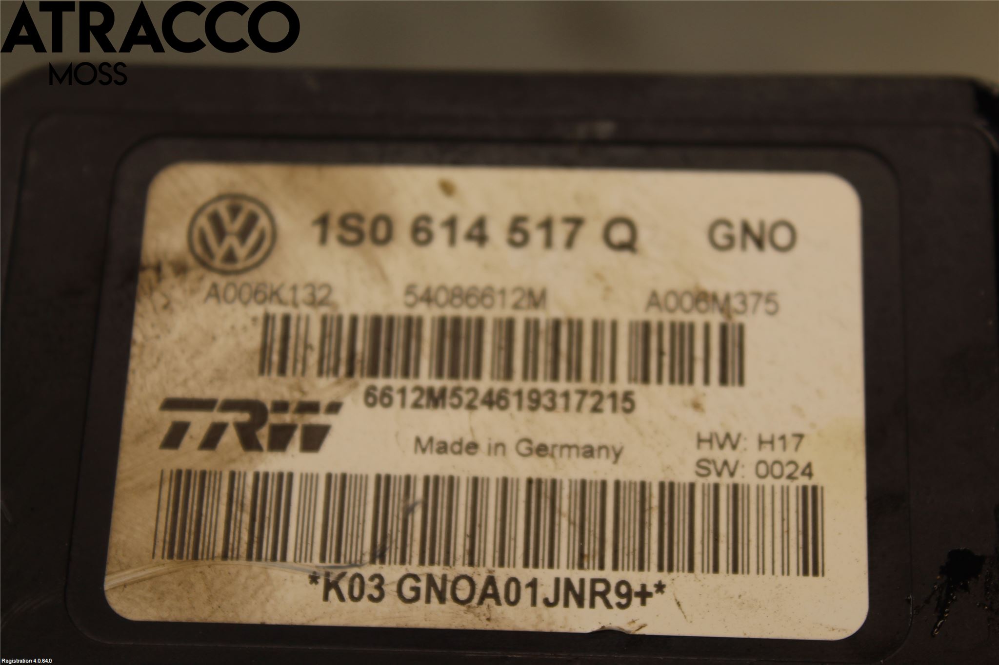 Volkswagen VW UP! / E-UP! Abs Hydraulikkaggregat