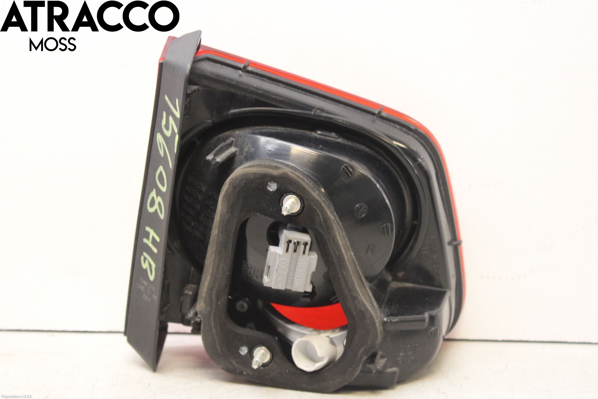 Volkswagen VW TIGUAN 07-16 Baklykt Høyre  På Luke(Indre)