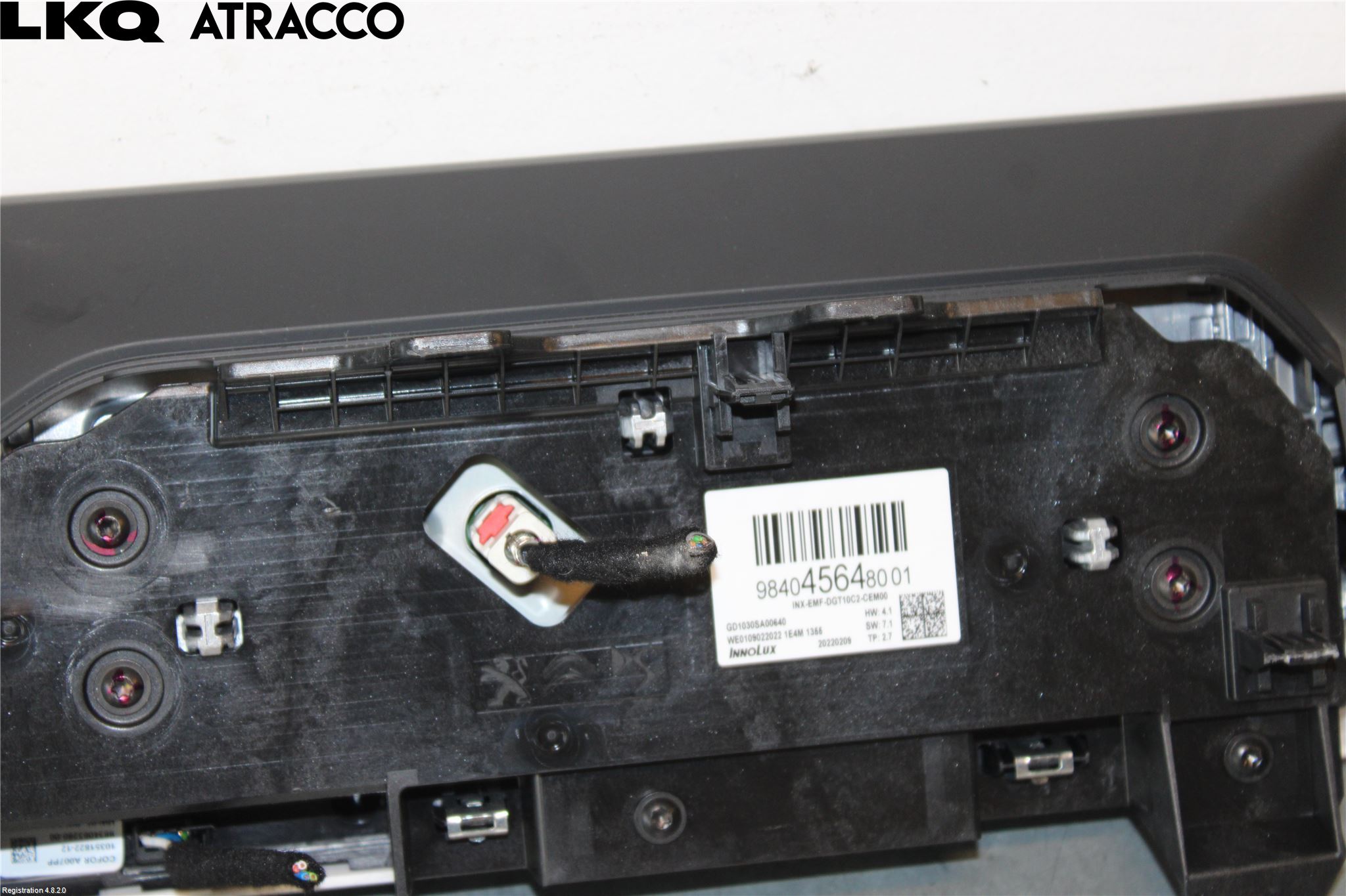 Citroen C4/E-C4 C4X/E-C4X III 21- Multifunktionsdisplay