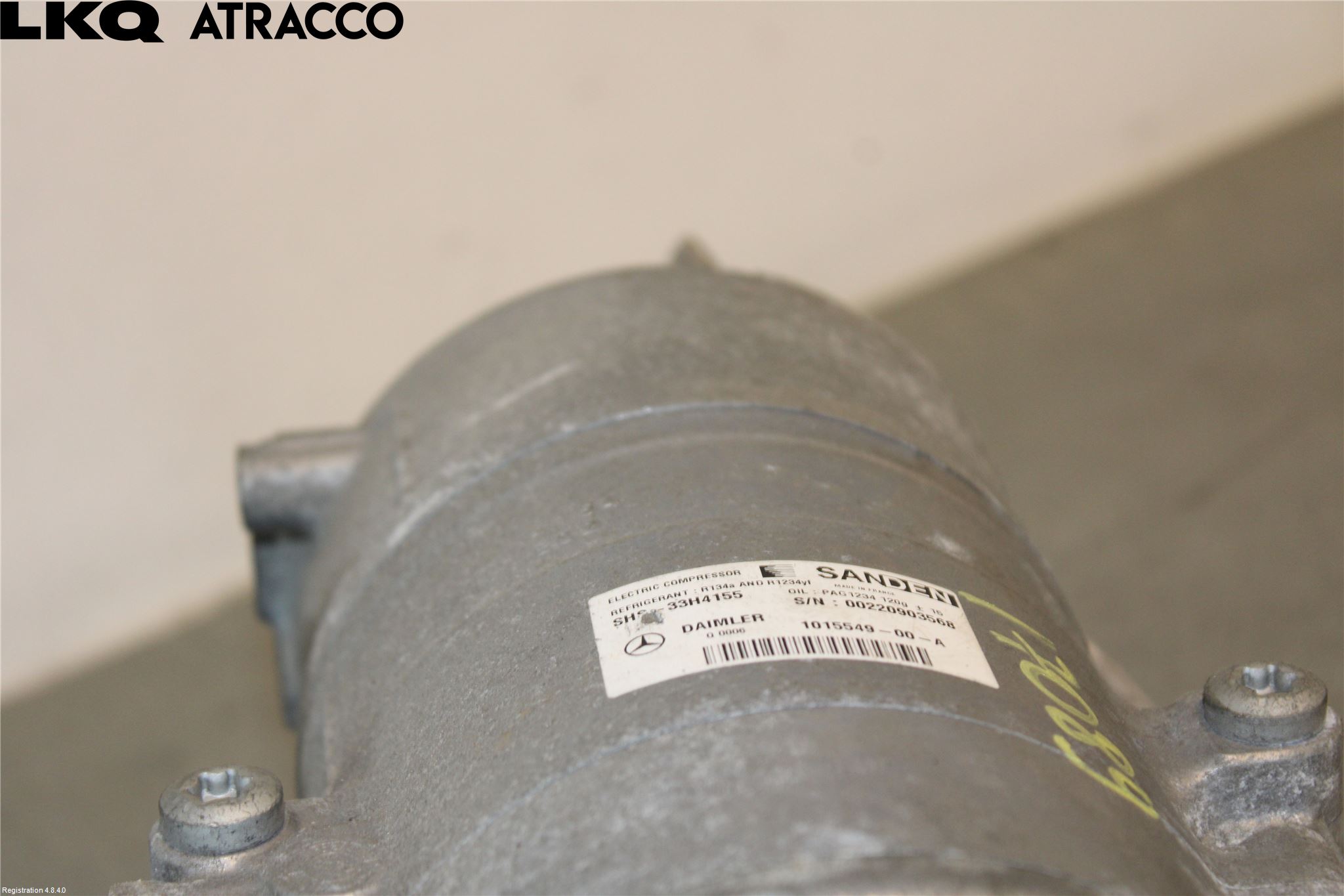 Mercedes-Benz MB B-KLASS (W246/W242) 12-19 Varme Ac Kompressor