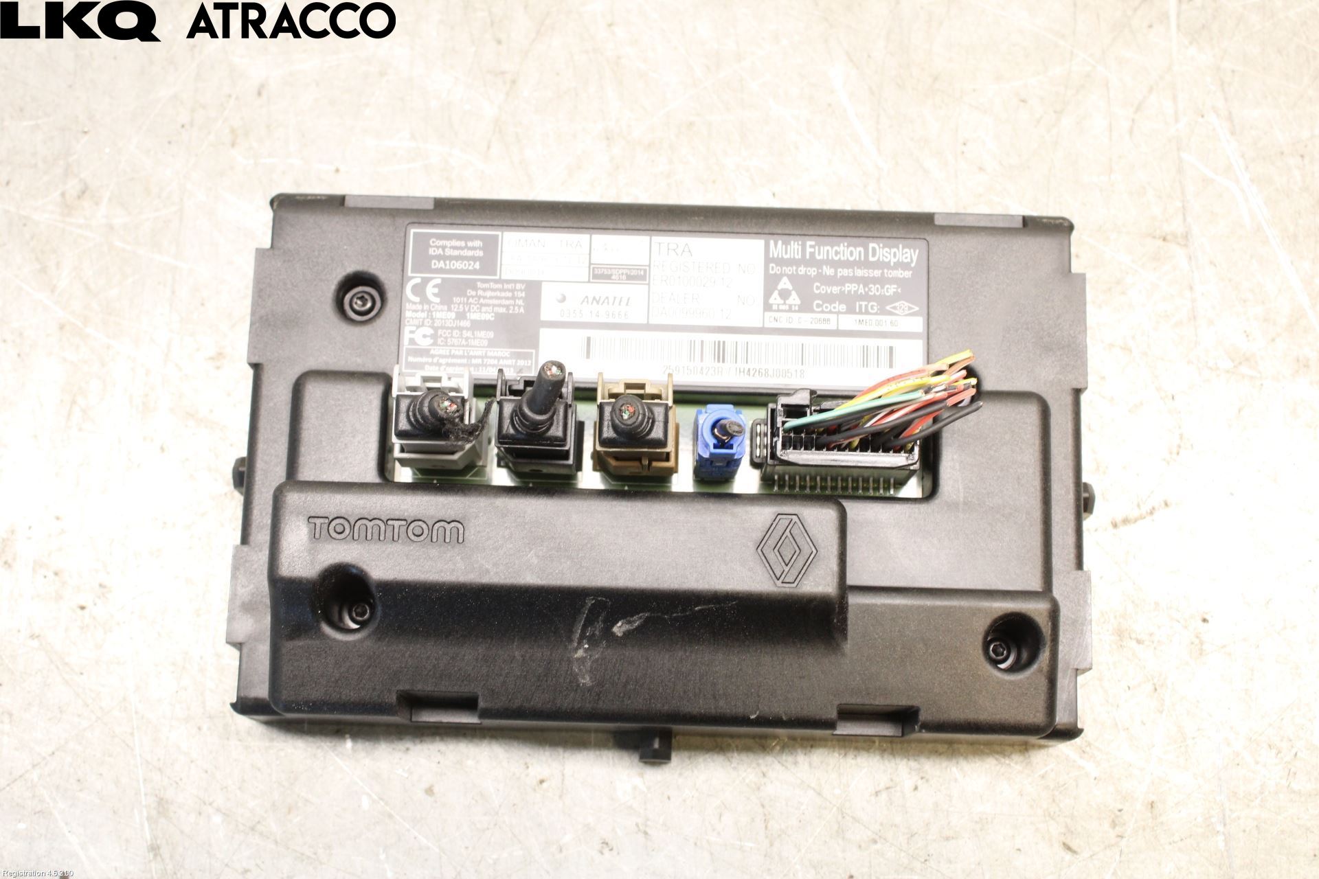 Renault ZOE/E-TECH 13- Multifunktionsdisplay