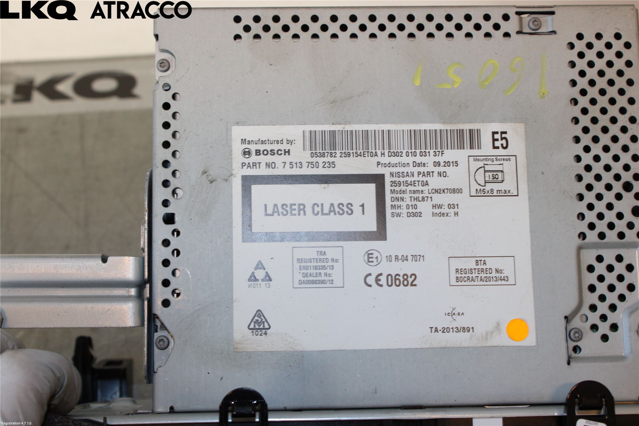 Nissan X-TRAIL 14-21 Stereo Radio Med Cd