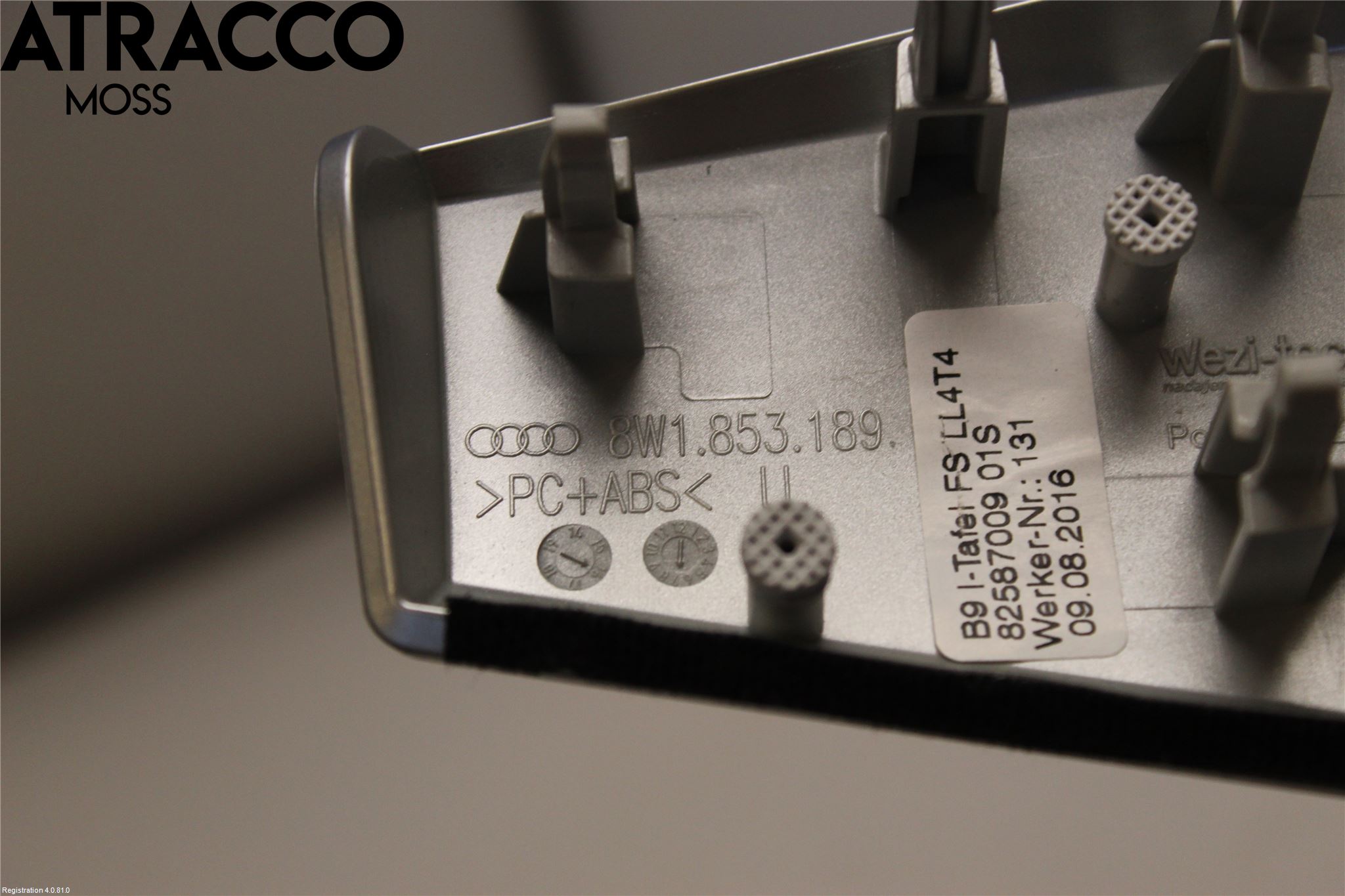 Audi A4/S4 B9 16-19 Innr Dekor Instrbord