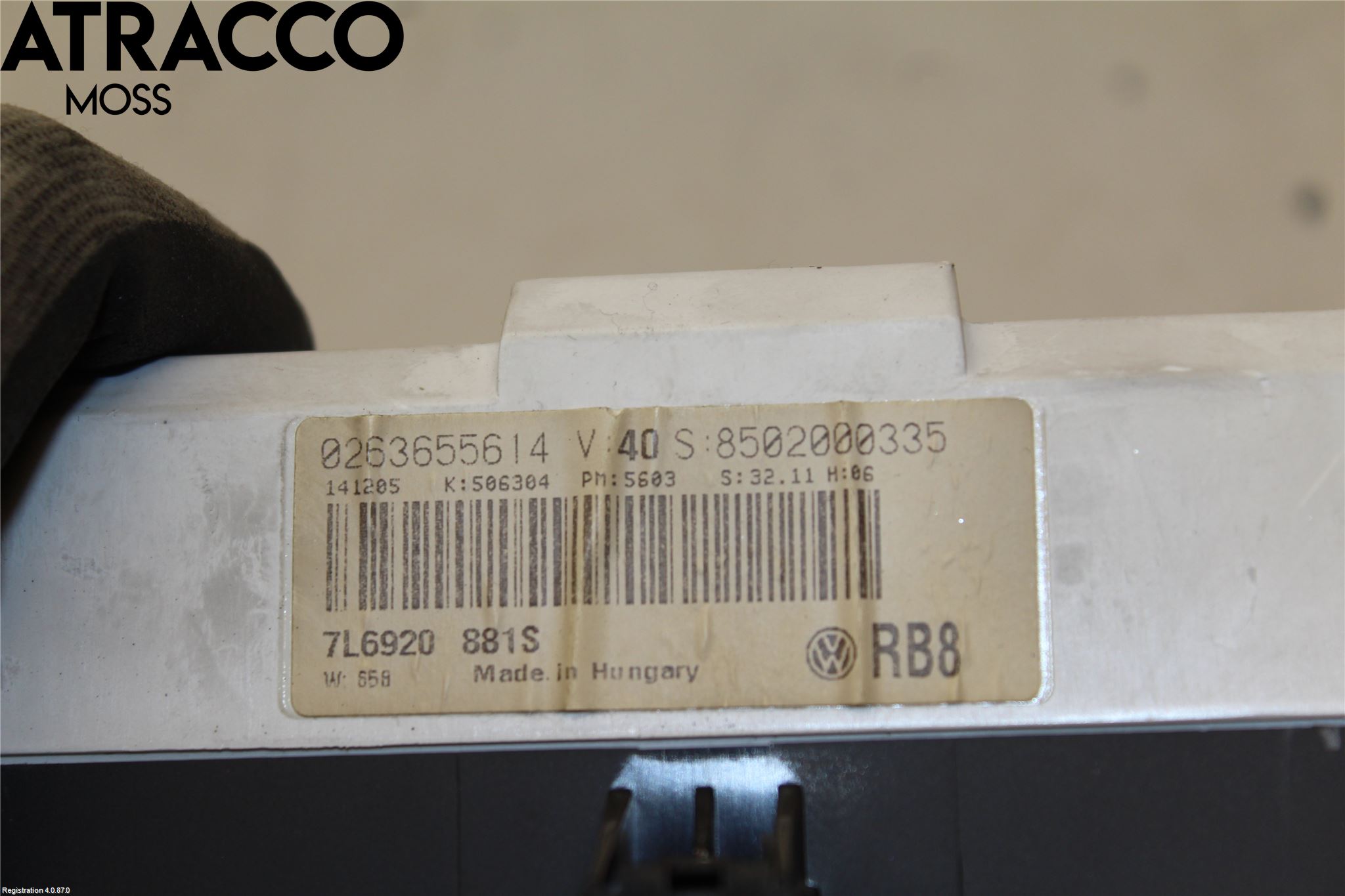 Volkswagen VW TOUAREG 7L 03-10 Instr Kombinert