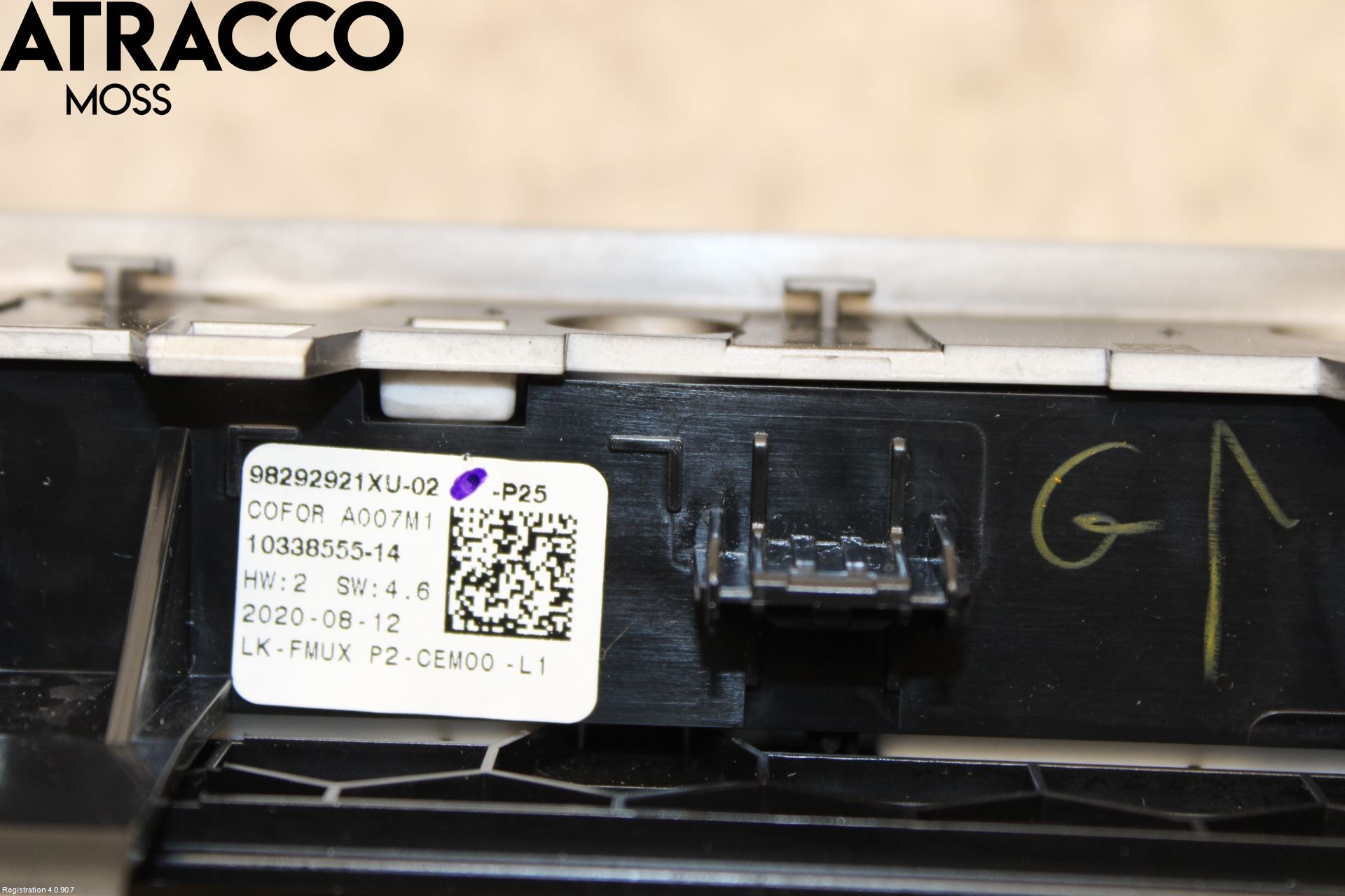 Peugeot 2008/E-2008 20- Varme Ac Betjening-Display