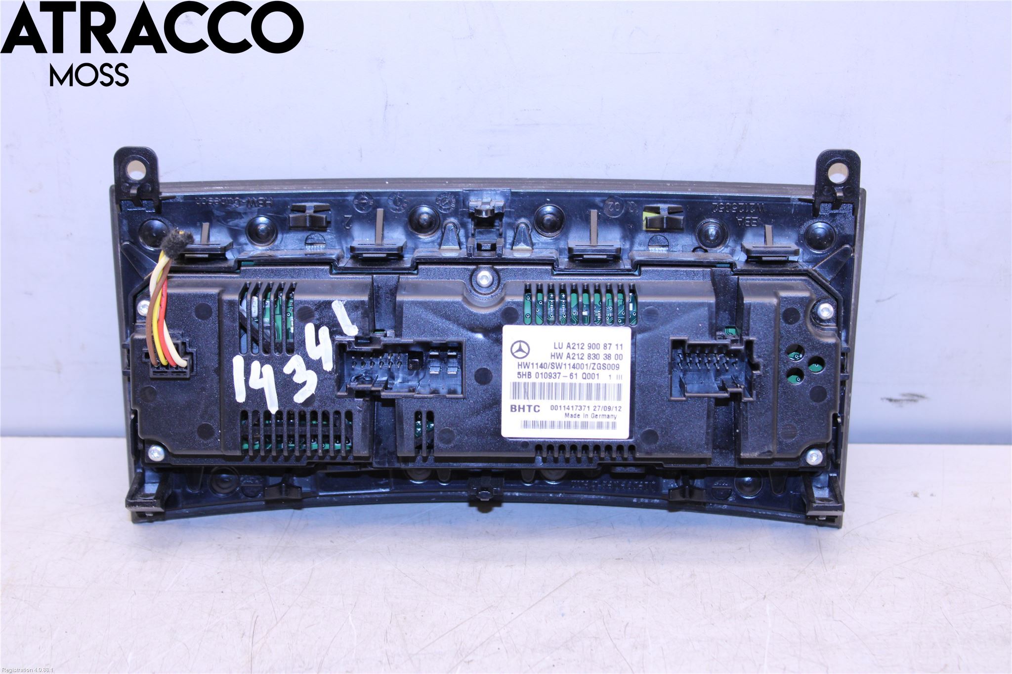 Mercedes-Benz MB E-KLASS (W212) 09-16 Varme Ac Betjening-Display