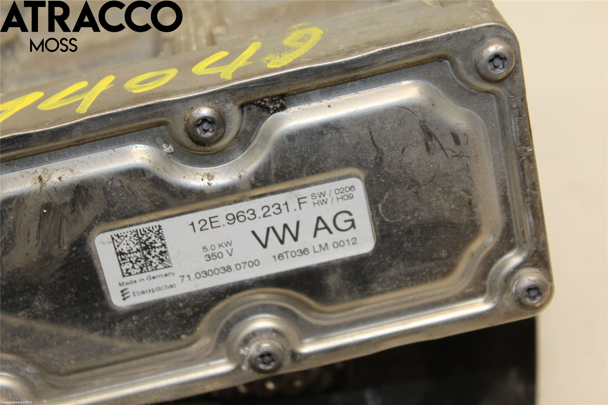 Volkswagen VW GOLF / E-GOLF VII 13-20 Motorvarmer Elektrisk