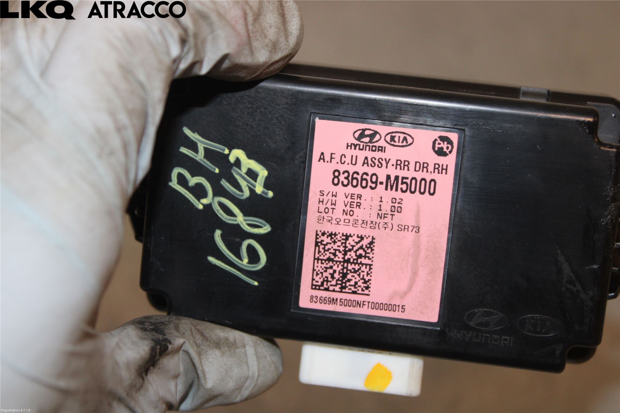 Hyundai NEXO 18->> Styreenhet Dør