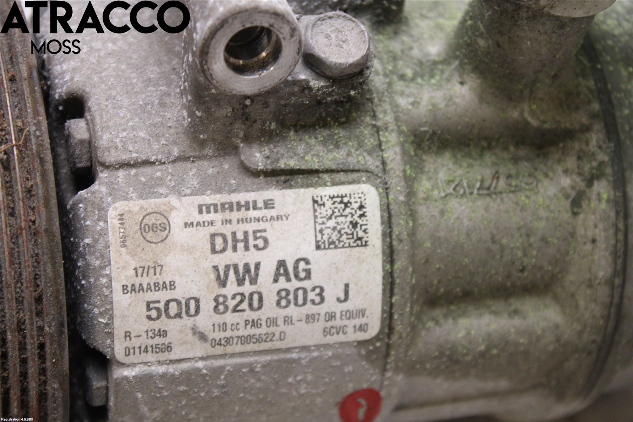 Volkswagen VW CADDY 16-20 Varme Ac Kompressor