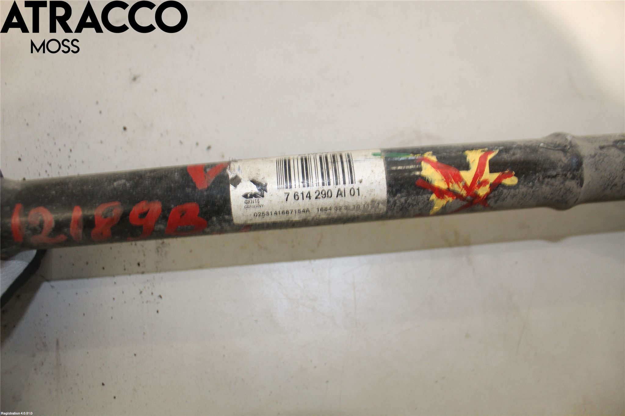 BMW 5 F10/F11/F18 09-17 Drivaksel Bak Kompl Venstre