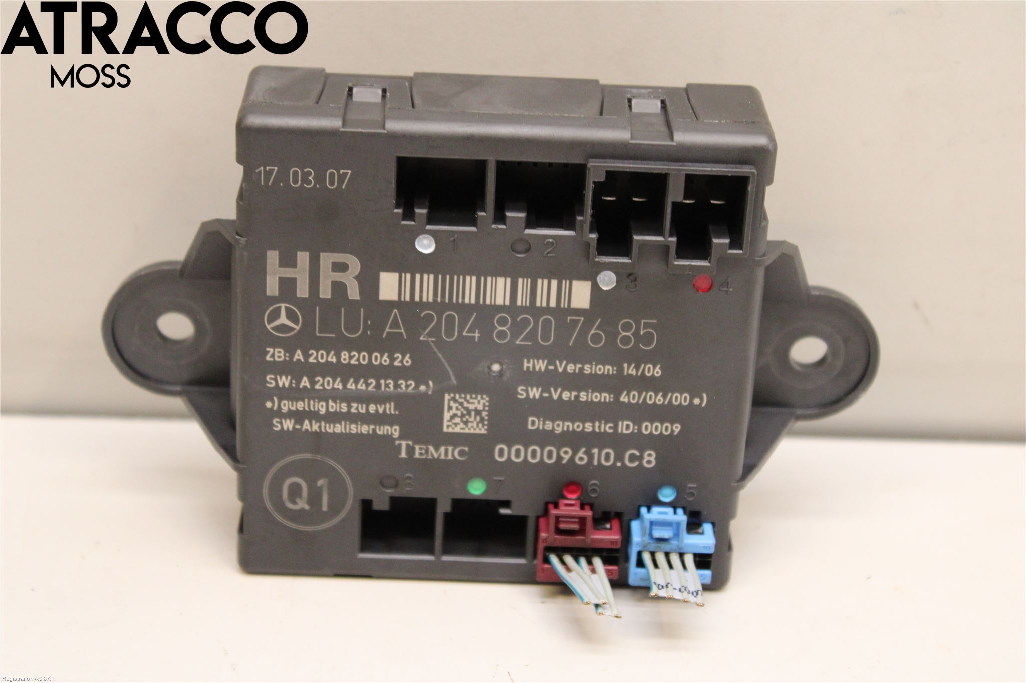 Mercedes-Benz MB C-KLASS (W204) 07-15 Styreenhet Dør