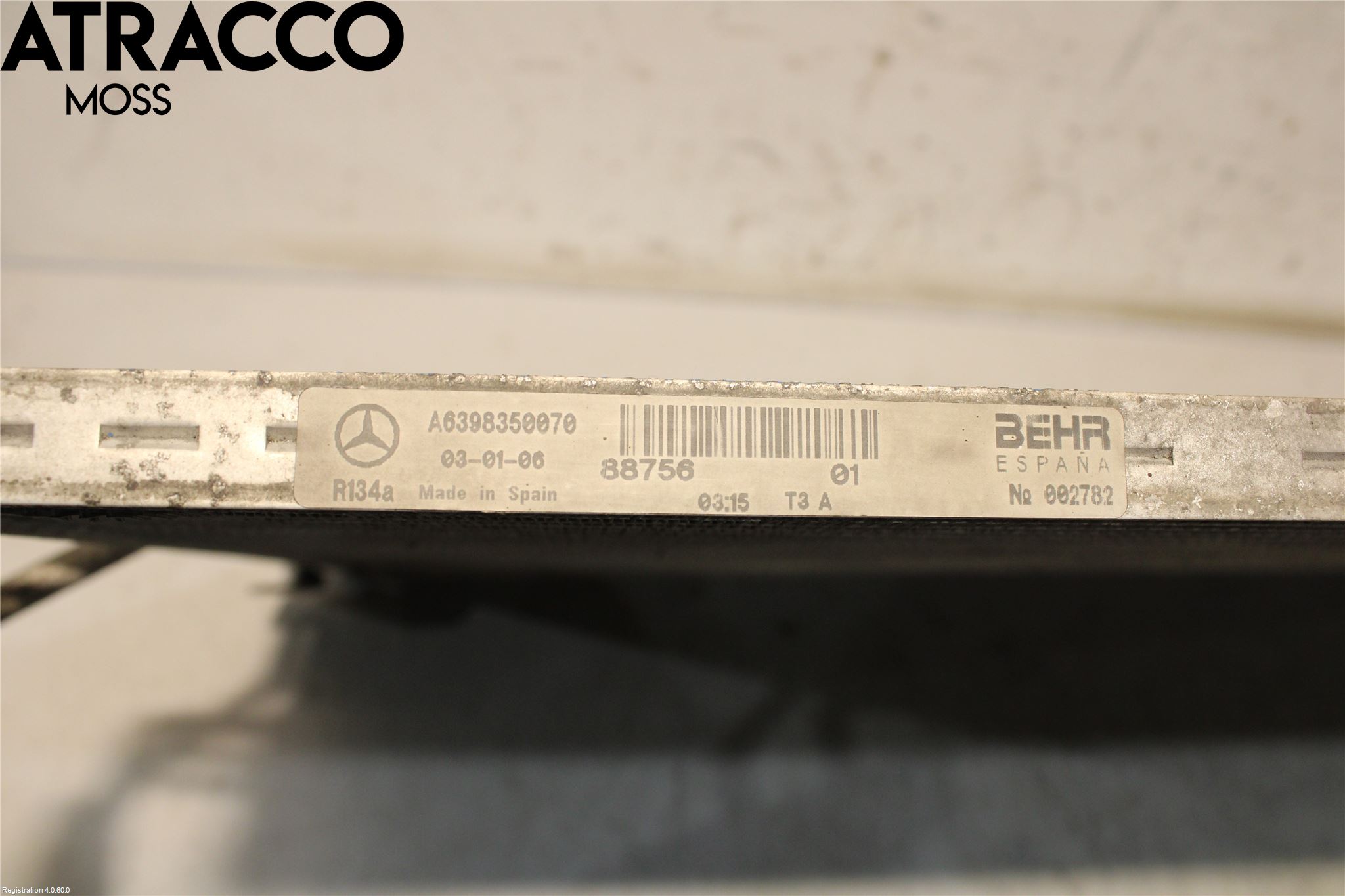 Mercedes-Benz MB VITO/VIANO (W639) 04-14 Varme Ac Kondenser-Kjøler