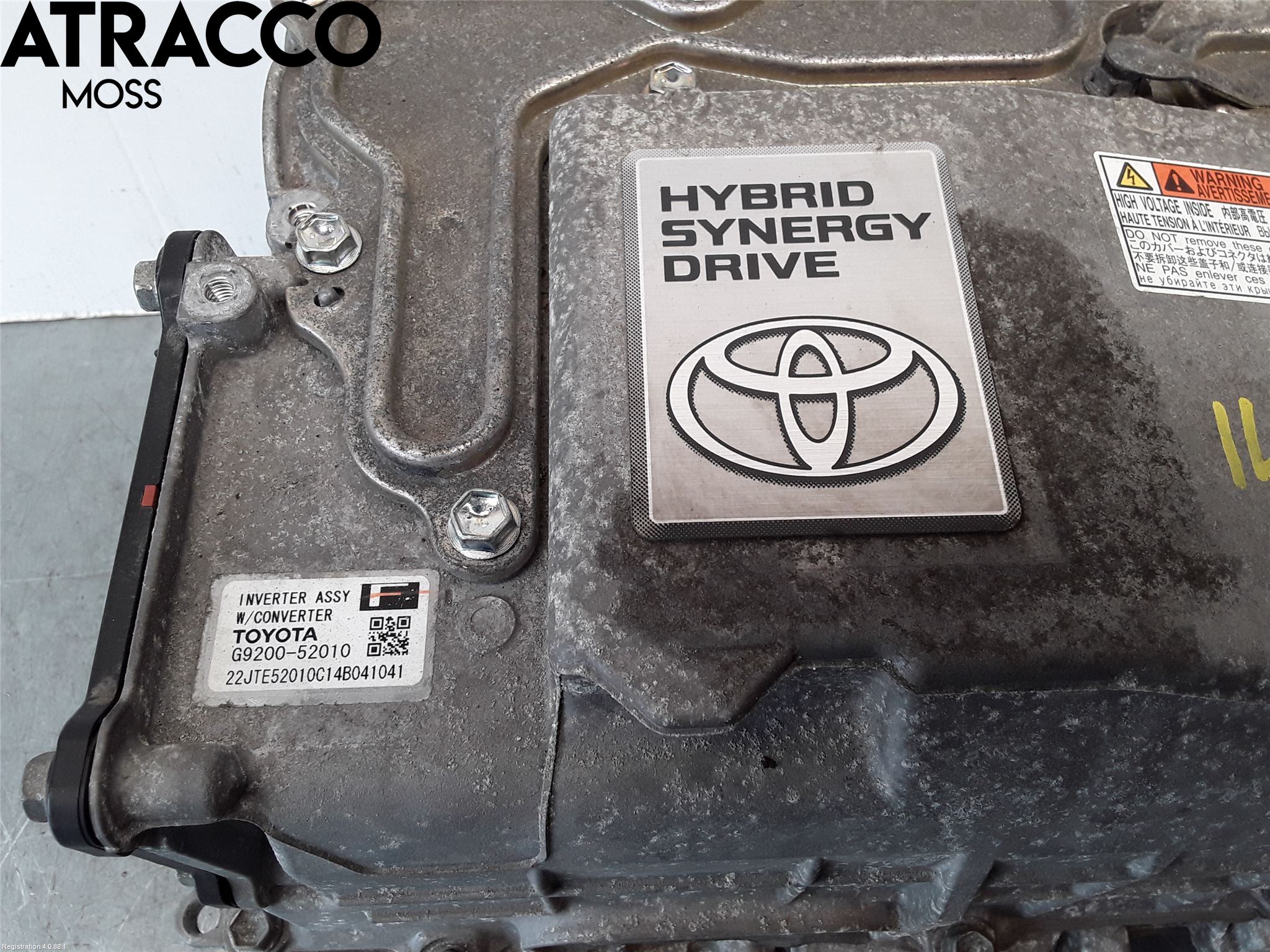 Toyota YARIS XP130 12-14 Inverter Hybrid