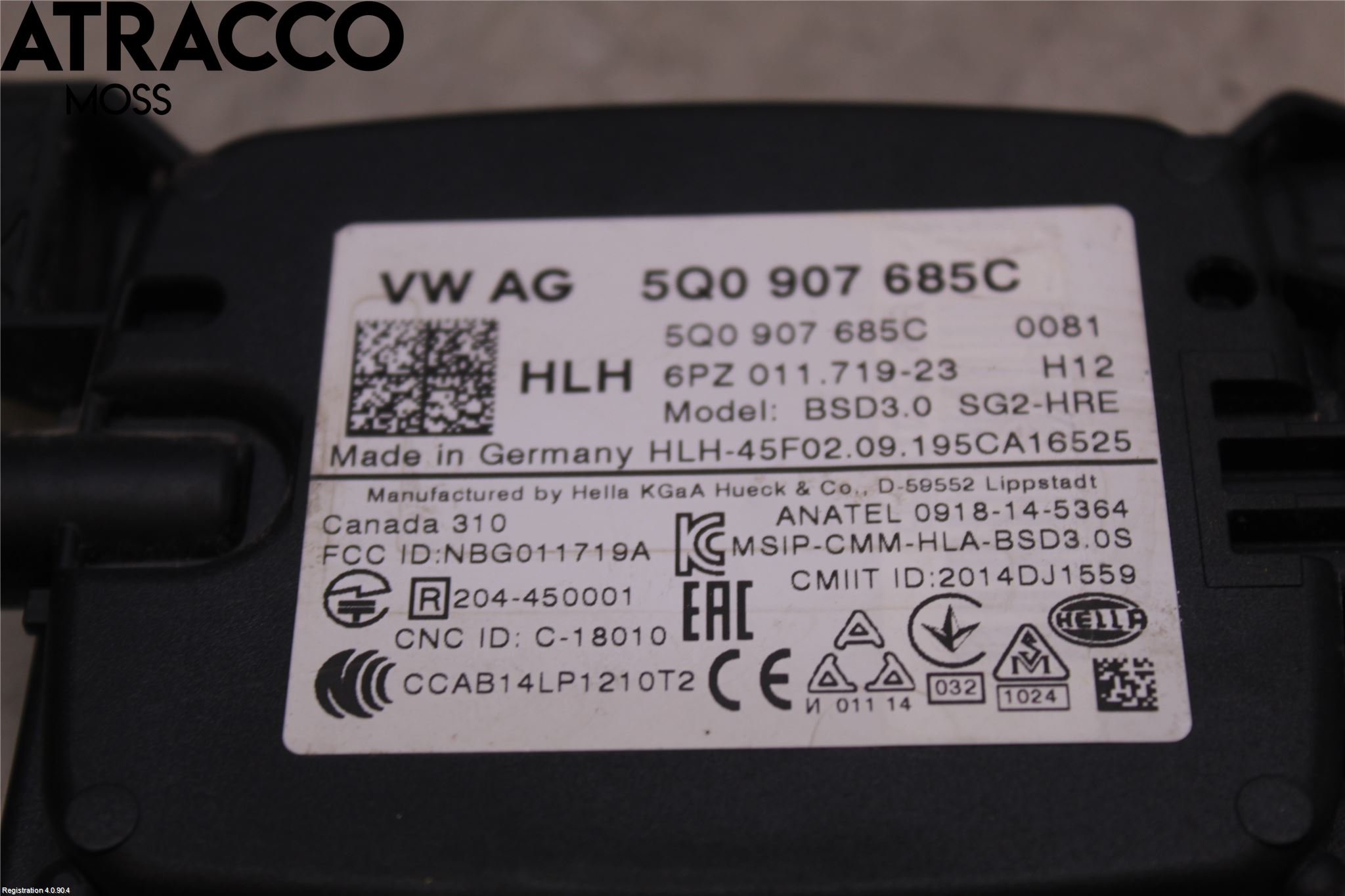 Volkswagen VW GOLF / E-GOLF VII 13-20 Styreenhet Øvrig