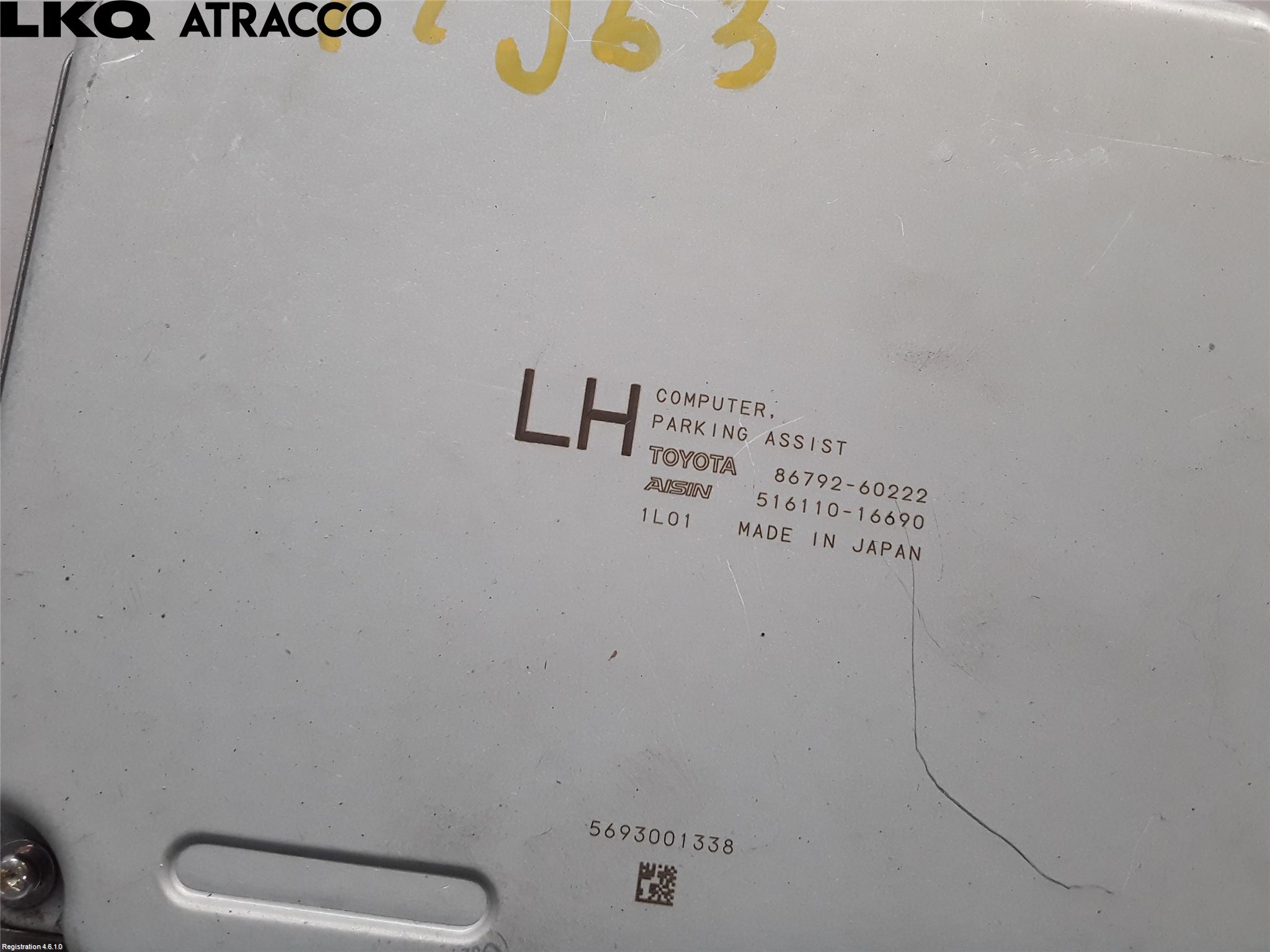 Toyota LANDCRUISER J150 10-23 Styreenhet Parkering