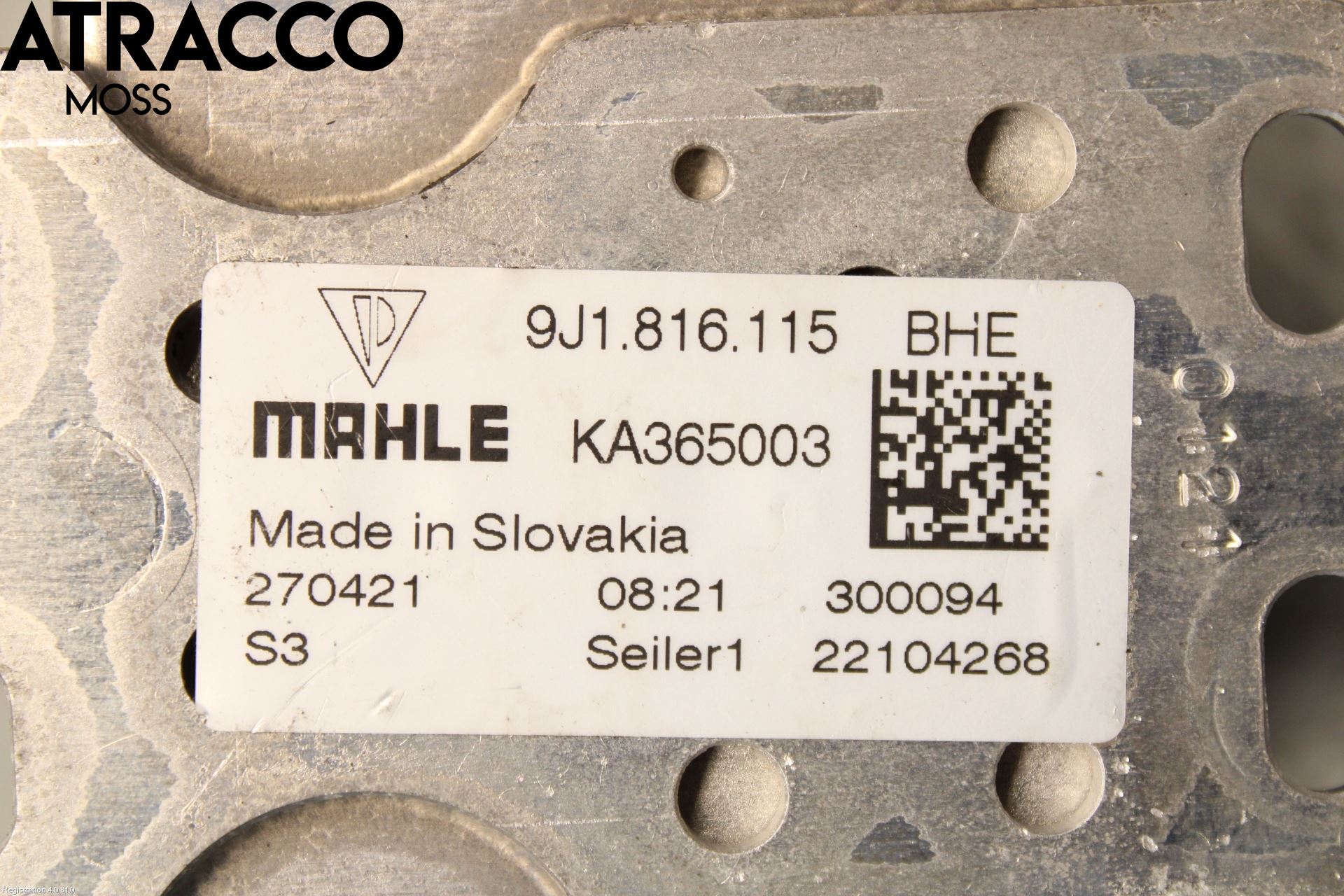 Porsche TAYCAN 20- Varmekammer - Veksler