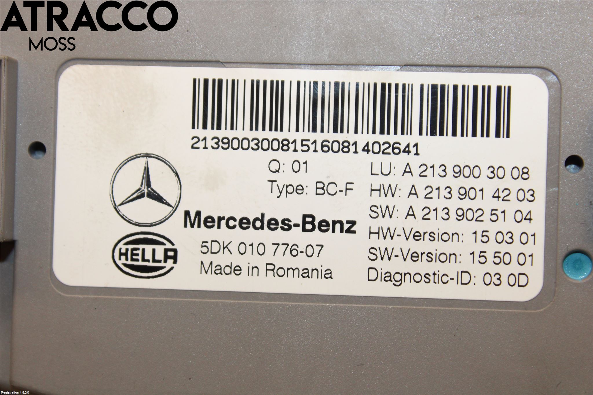 Mercedes-Benz MB E-KLASS (W213) 16-23 Styreenhet Cruisekontroll