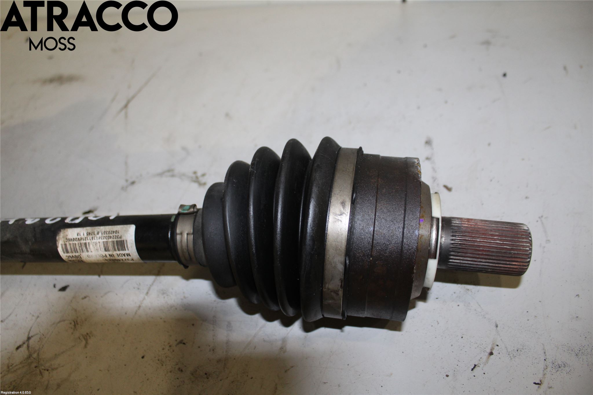 Volvo V90 CROSS COUNTRY 17->> Drivaksel Foran Kompl Høyre