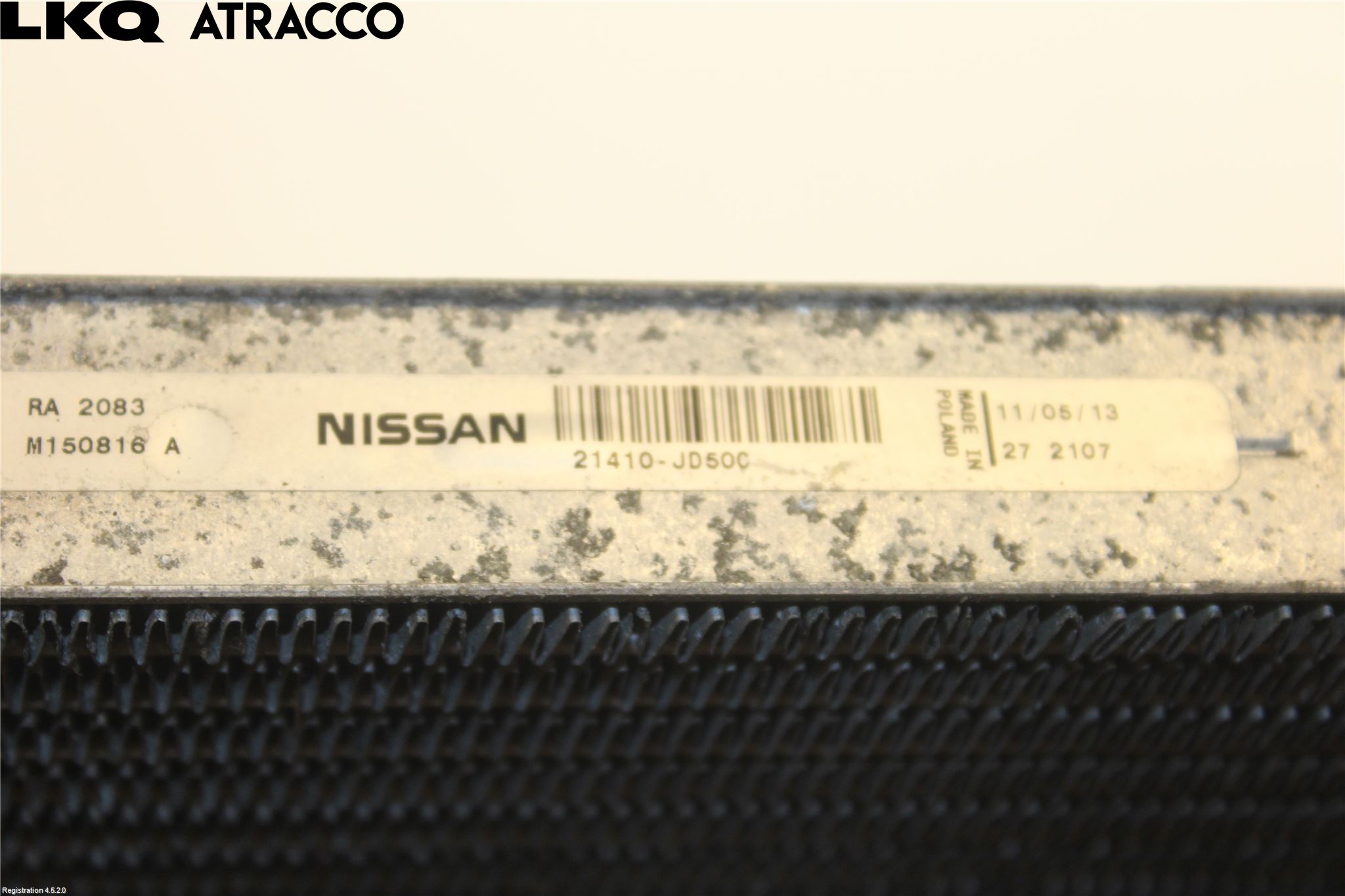 Nissan QASHQAI+2  10-14 Radiator Manuell