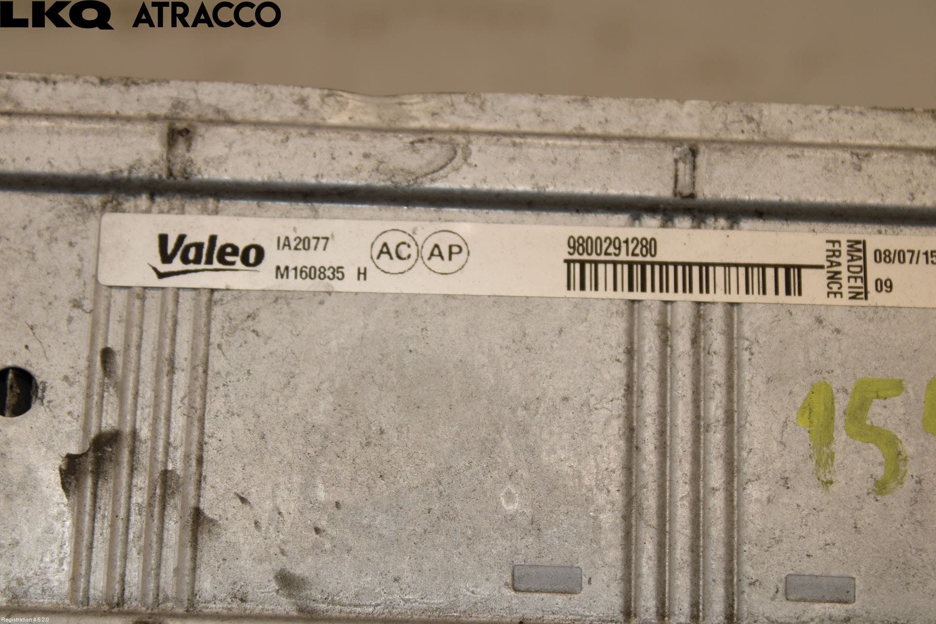 Peugeot 3008 09-16 Intercooler Radiator