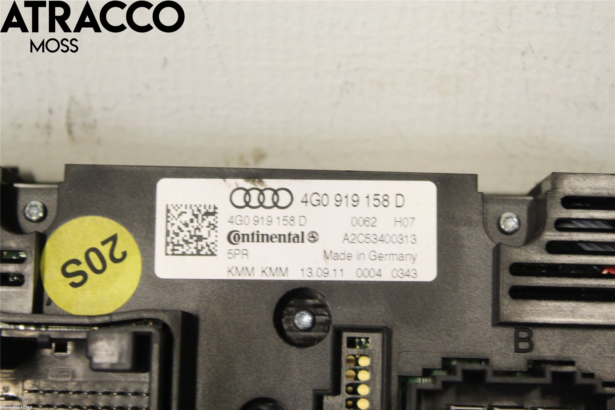 Audi A6/S6 4G 11-18 Varme Ac Betjening-Display