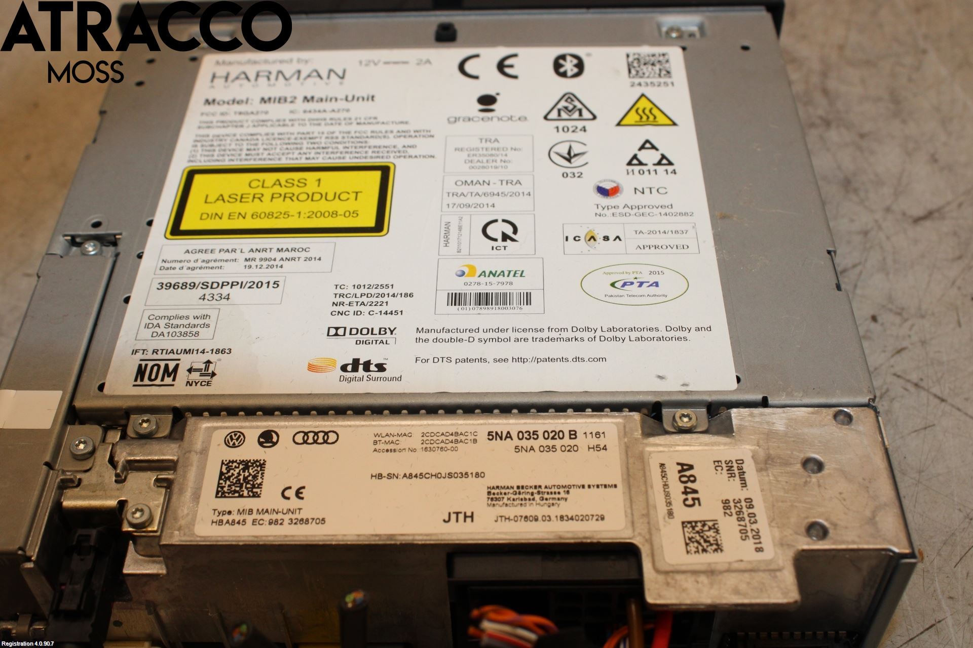 Volkswagen VW GOLF / E-GOLF VII 13-20 Gps Navigator