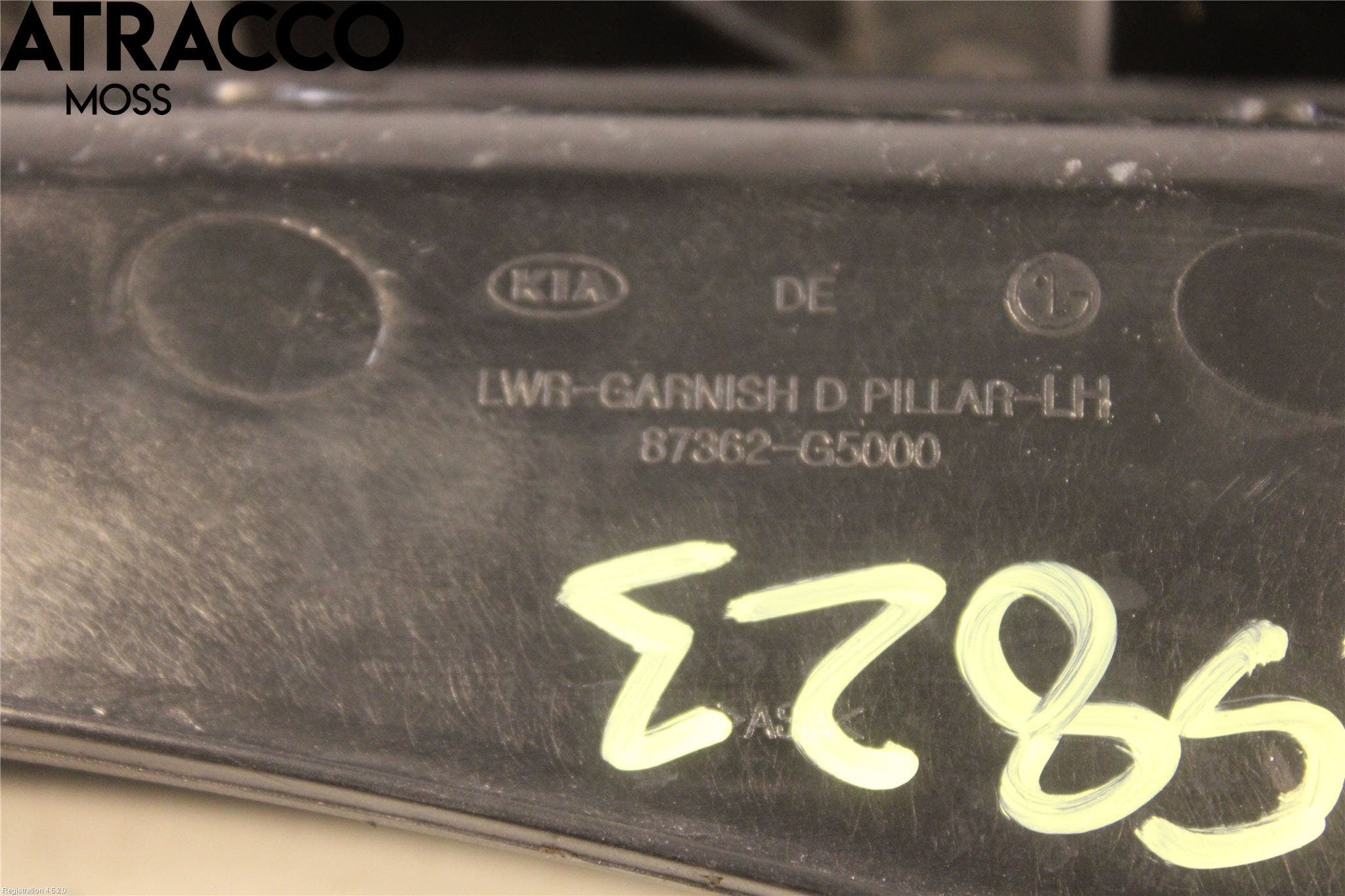 Kia NIRO (DE) 17-22 List Bak-Bakluke