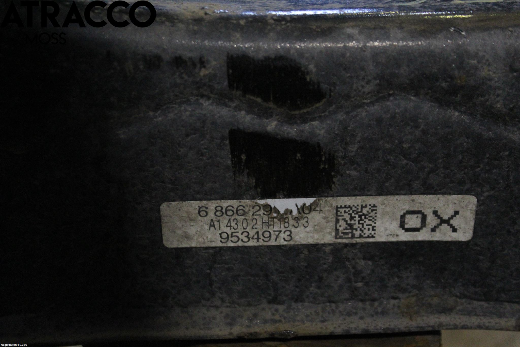 BMW 3 F30/F31/F80 12-19 Bakaksel Feste Travers-Ramme