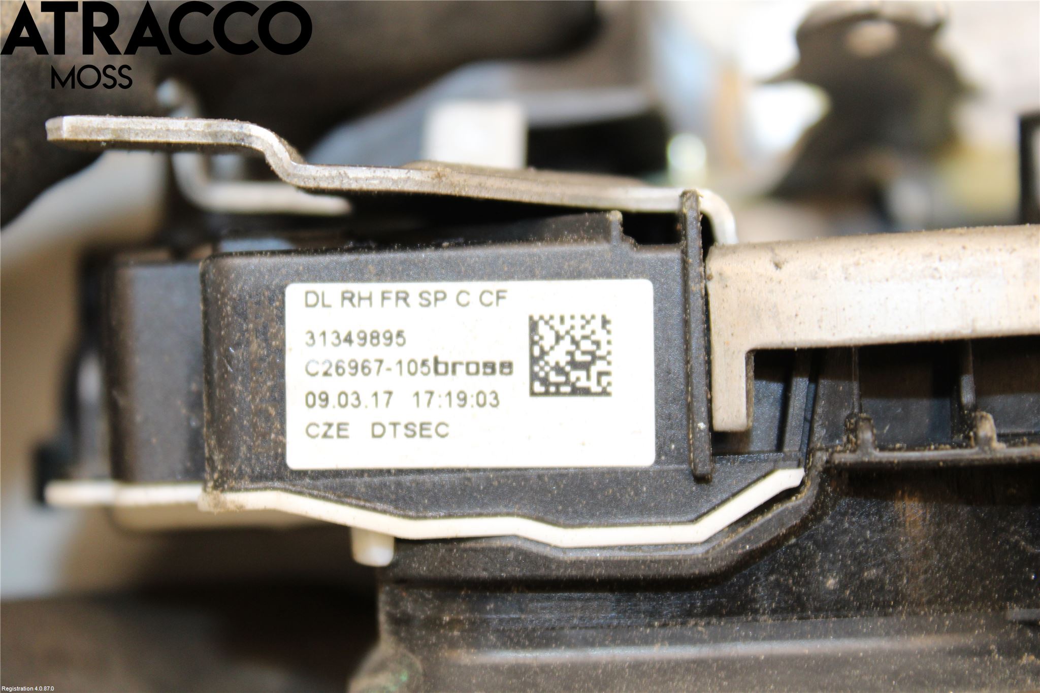 Volvo S90 17->> Dørlås - Låsekasse