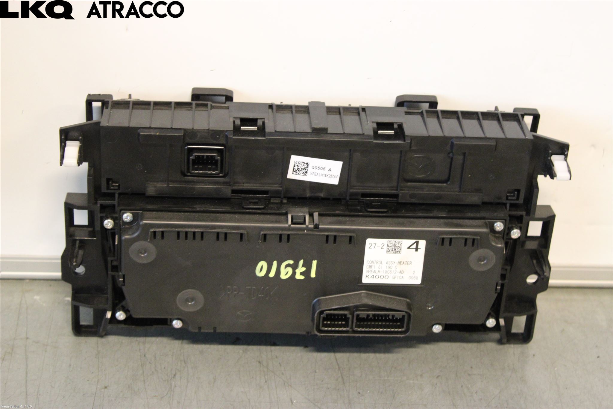 Mazda 6 13- Varme Ac Betjening-Display