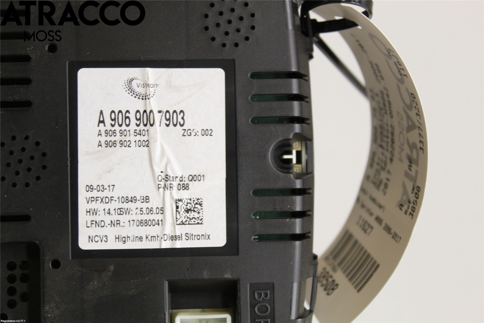 Mercedes-Benz MB SPRINTER (W906) 06-18 Instr Kombinert