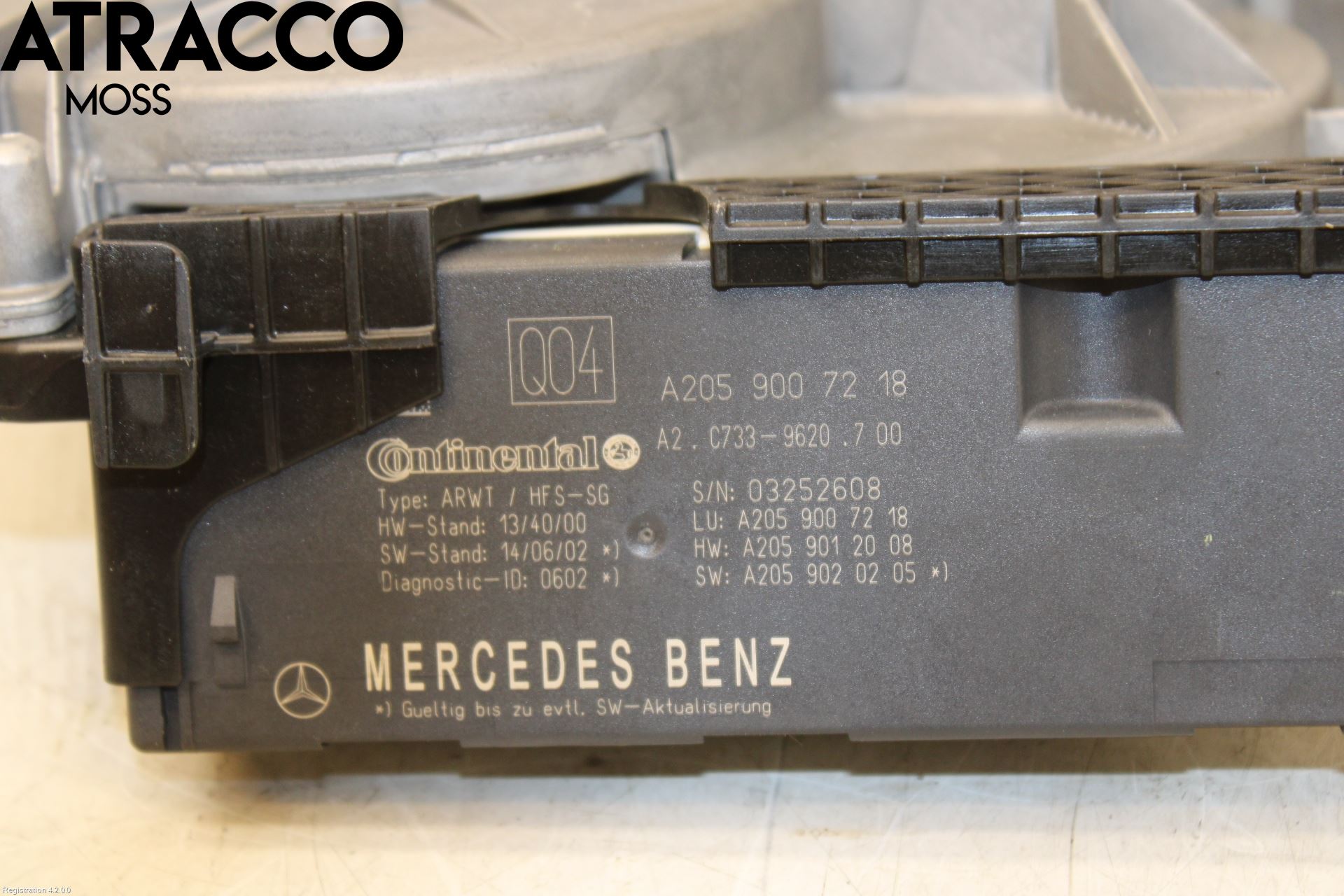 Mercedes-Benz MB C-KLASS (W205) 14-21 Baklukeåpner Automatisk